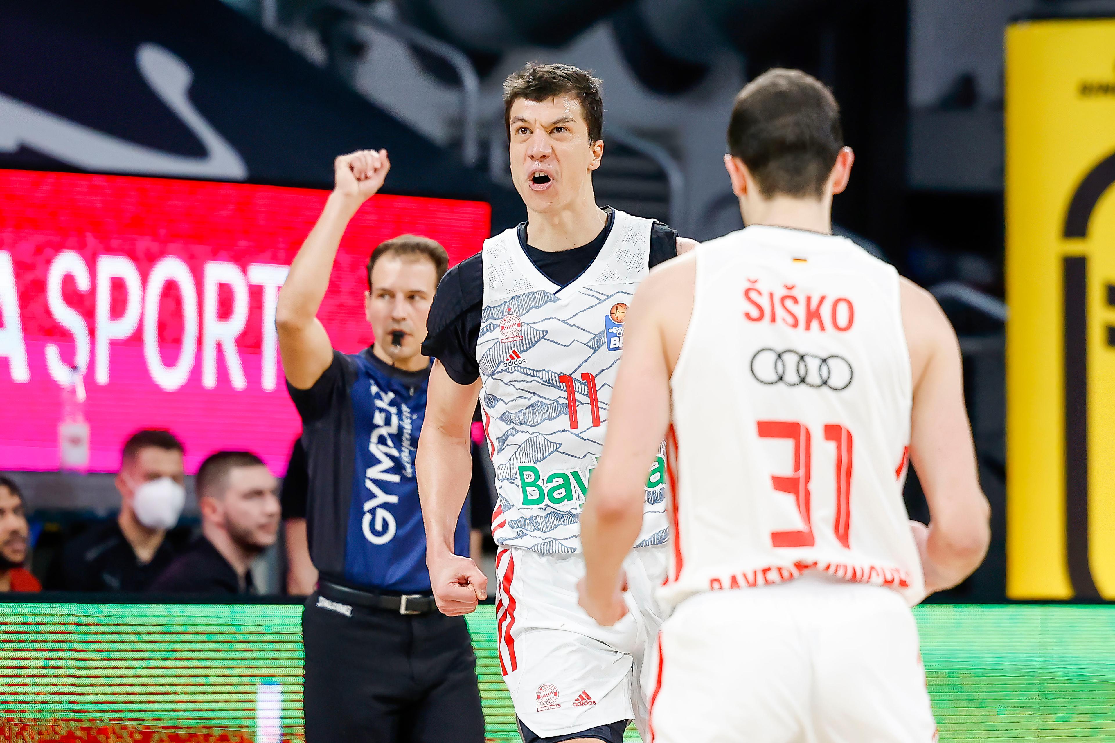 Über 35 Minuten spielt Bamberg mit München ein hochklassiges Duell auf Augenhöhe, dann setzen sich die Bayern angeführt von Vladimir Lucic (20 PTS) entscheidend ab. Durch den 95:86-Erfolg und die Bonner Niederlage in Crailsheim könnten die Münchener mit einem Sieg im Nachholspiel wieder mit den Rheinländern an der Tabellenspitze gleichziehen.