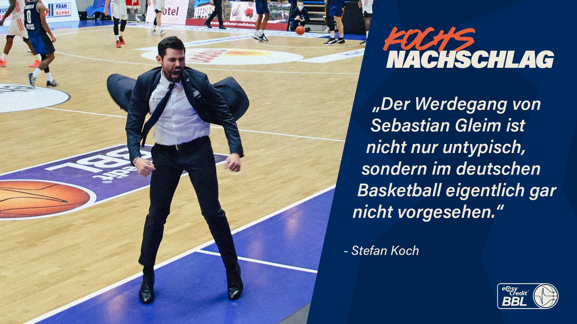 Die HAKRO Merlins Crailsheim haben sechs ihrer letzten sieben Partien gewonnen, sind die zurzeit heißeste Mannschaft der Liga und haben in der Saison mit Hamburg, Bayern und Bonn bereits drei Mal den zu dem Zeitpunkt aktuellen Tabellenführer besiegt. Und mit Sebastian Gleim steht ein Coach an der Seitenlinie, der mittlerweile einen absoluten Sonderstatus einnimmt.