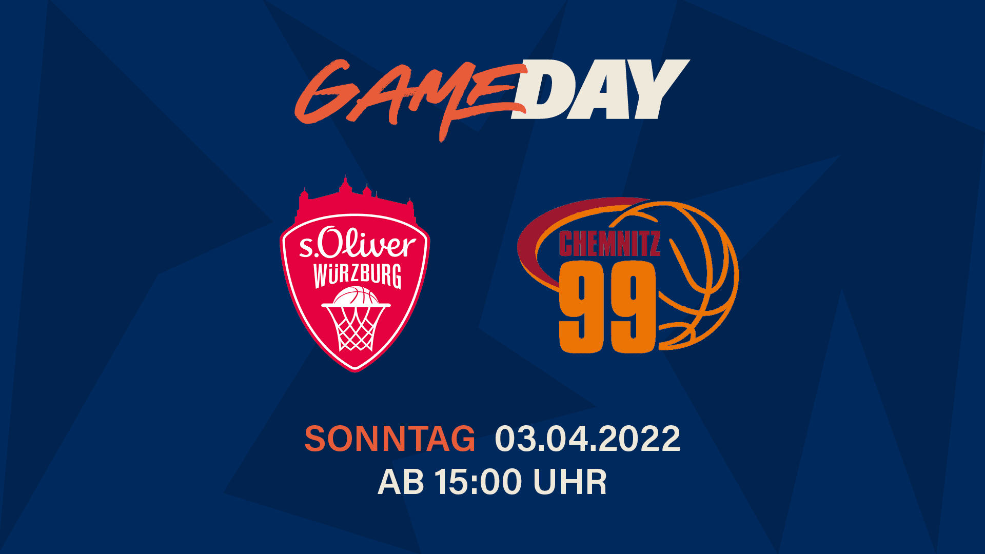 Beide Teams spielen in dieser Saison zum ersten Mal gegeneinander, weil das Hinspiel am 15. Januar wegen mehrerer Corona-Infektion in Würzburg abgesagt wurde (Nachholtermin ist der 20. April). Die wiedererstarkten Würzburger streben nach den Siegen gegen Crailsheim, Frankfurt, Heidelberg und Göttingen den fünften Sieg in Folge an. Die NINERS, die am vergangenen Sonntag nach fünf sieglosen Wochen ALBA BERLIN bezwungen haben, wollen beweisen, dass der Sieg über den Meister keine Eintagsfliege war.