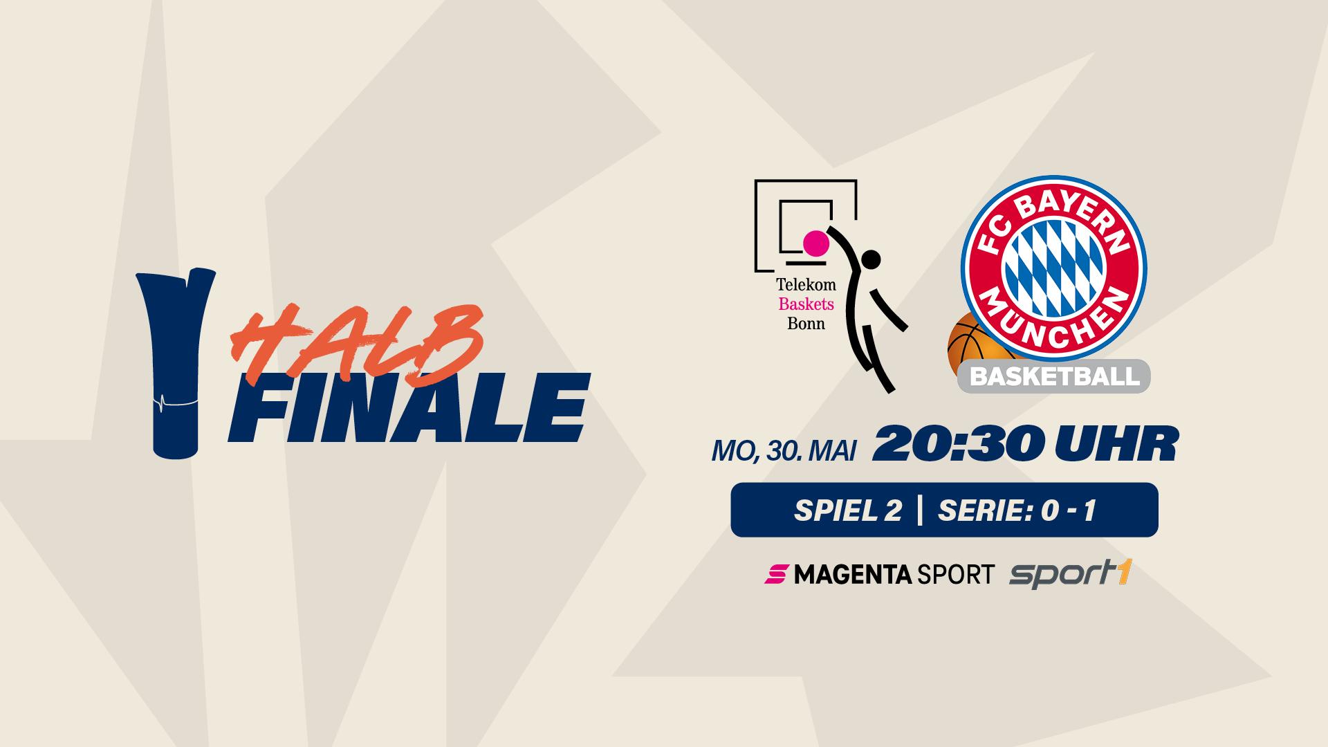 Wie bereits beim Blick auf die erste Halbfinalpartie herausgearbeitet: Seit nun zehn Spielen in Bonn, zurückgehend auf die Saison 2012/2013, wechseln sich Heim- und Auswärtssiege regelmäßig ab. Sollte dieses Muster auch weiterhin Bestand haben, müssten die Baskets folgerichtig den Ausgleich realisieren. Soweit der Konjunktiv.
Ganz konkret ist es dem FC Bayern München als erster Mannschaft in den diesjährigen #PlayoffsBaby gelungen, als nominell schlechter platzierte Mannschaft einen Sieg einzufahren. Ist damit die Frage nach der Favoritenrolle in diesem Matchup endgültig geklärt?