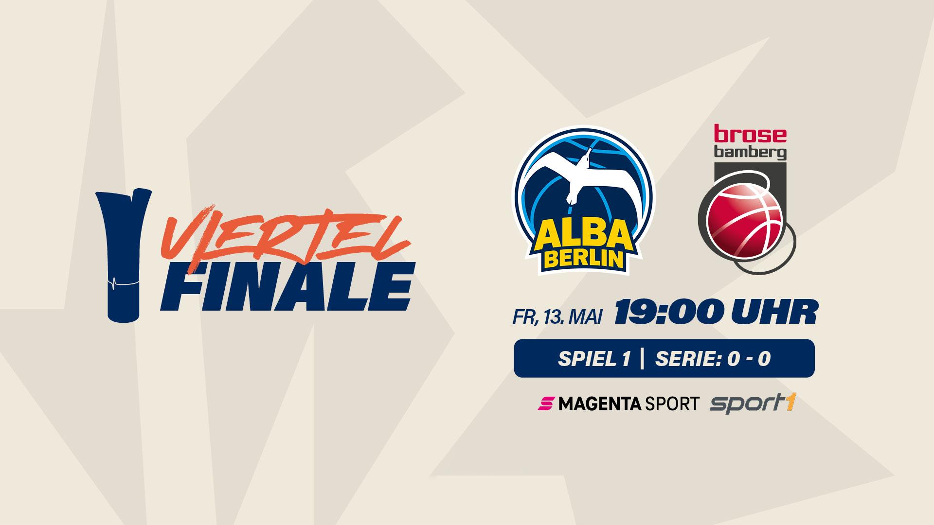 Noch vor wenigen Wochen sah es noch gar nicht danach aus, dass der alte Klassiker zwischen Berlin und Bamberg in den Playoffs eine Neuauflage erleben könnte. Aber Berlin hat sich mit elf Siegen in den vergangenen elf Spielen vom fünften auf den ersten Tabellenplatz hochgespielt und Bamberg ist mit 9:2 Siegen vom zwölften Platz noch in die Playoffs vorgerückt. Neben Bonn (zuletzt 11:1 Siege) sind ALBA und Brose damit die aktuell heißesten Teams der easyCredit BBL. Wie im Vorjahr wird im Modus 2-2-1 gespielt, der den Gastgeber verstärkt unter Druck setzt: Verliert der auch nur eines der ersten beiden Spiele, muss er anschließend auswärts gewinnen.