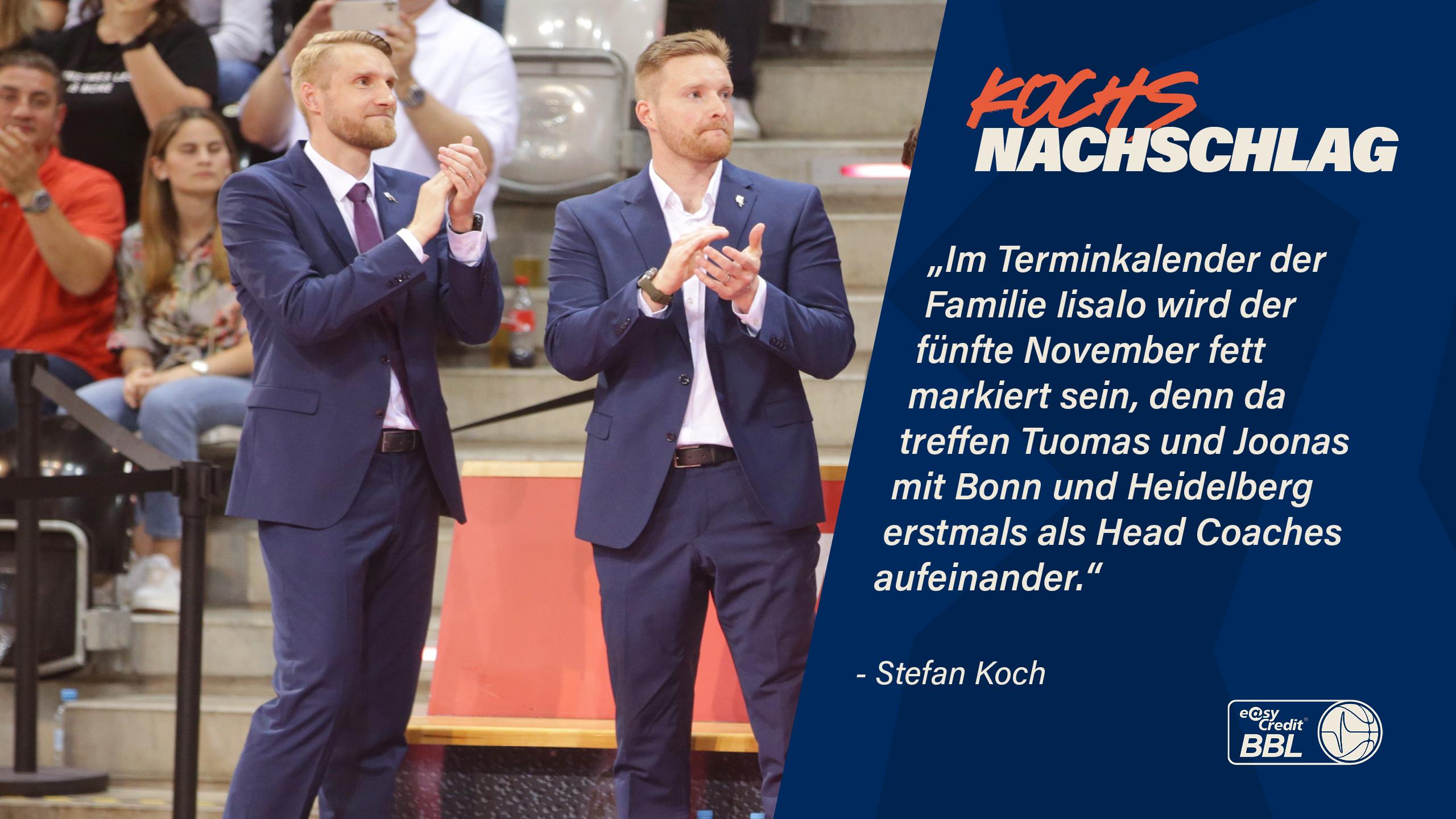 Für den Titelkampf erwarten alle Experten erneut einen Zweikampf der beiden deutschen Euroleague-Teilnehmer ALBA BERLIN und FC Bayern München. Ich möchte insbesondere auf den Kader des Titelverteidigers blicken, der mit Oscar da Silva nur einen einzigen Rotationsspieler verloren hat. Im Abschnitt „Familienbande“ geht es um drei Brüderpaare und eine außergewöhnliche Vater-Sohn-Zusammenarbeit auf der Trainerbank. Und auch im Nachschlag geht es um ein Coaches-Duo: Anton Gavel und Tyron McCoy leiten die Ulmer Geschicke und beide sind ehemalige Spieler von mir, denen ich viel zu verdanken habe und die ich als Freunde sehr schätze.