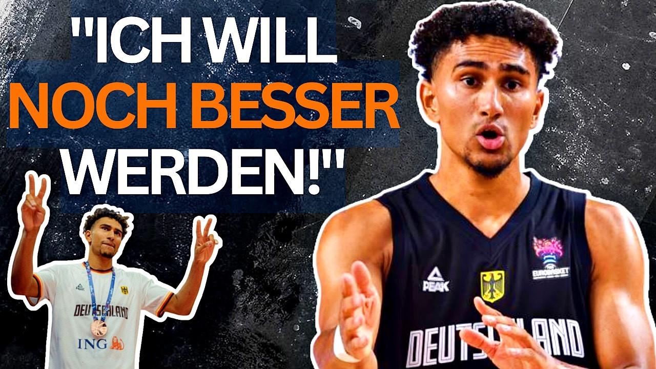 „Ich will lernen, langsamer zu spielen, so wie Luka Doncic zockt“ – Bronzemedaillengewinner Maodo Lo philosophiert mit C-Bas und Kobe Björn über Moves, die er von der EM übernehmen will, Dreierballern in der U12 und Eastcoast-Rap und die Lyrik von OG Keemo: