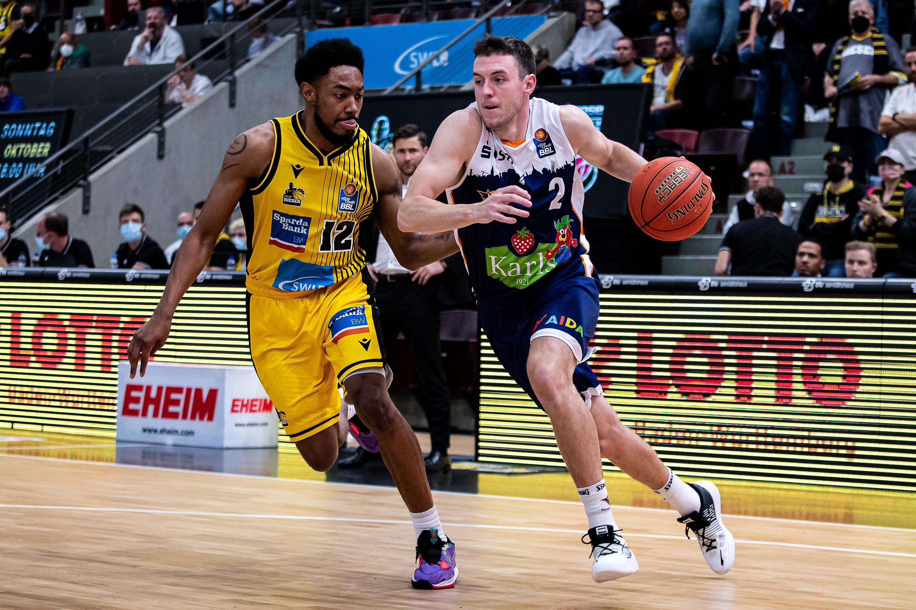 Die Rostock Seawolves gewinnen auch ihr erstes Auswärtsspiel nach dem Aufstieg in die easyCredit Basketball Bundesliga. Sie drehen das Spiel bei den MHP RIESEN Ludwigsburg in der zweiten Halbzeit mit Aufholjagd und den stärkeren Nerven. 