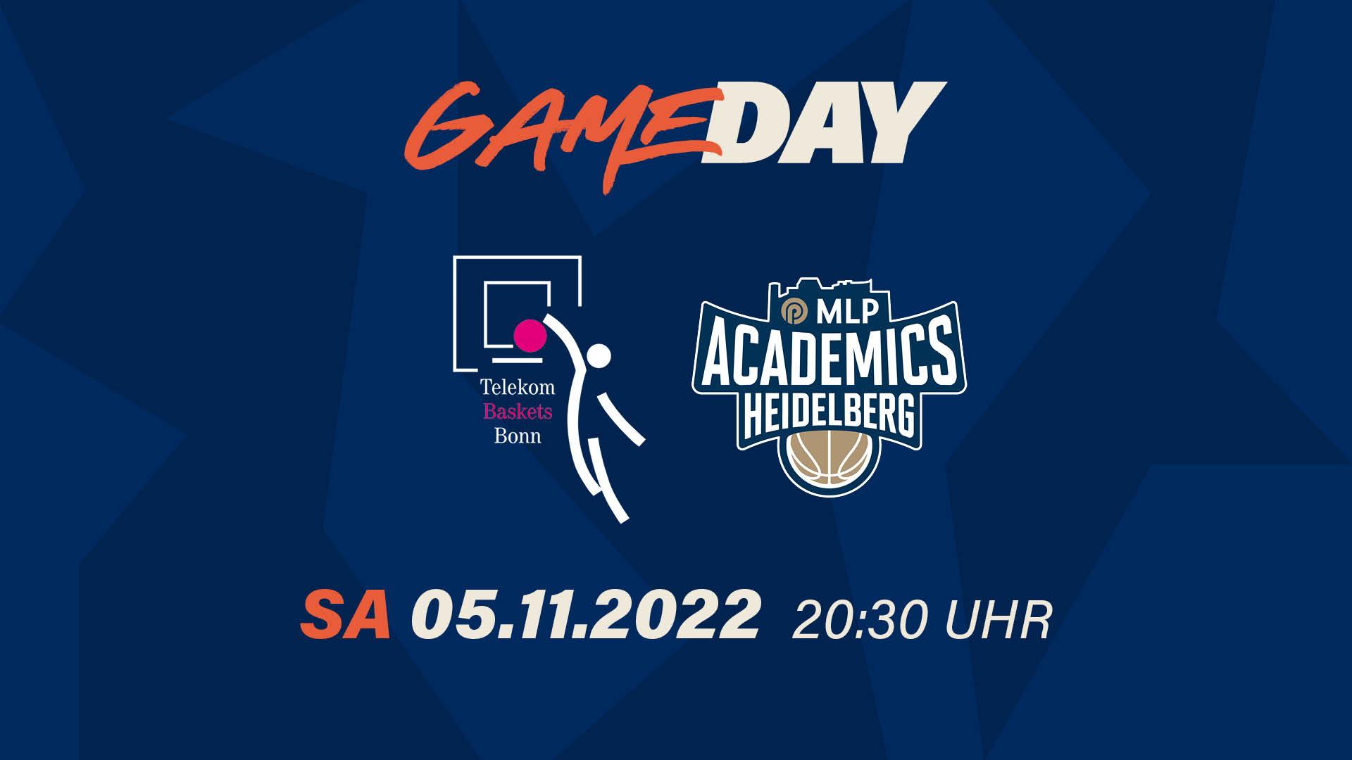 Die ungeschlagenen Telekom Baskets Bonn (4-0) sind so etwas wie die Schnellstarter der Liga, denn in drei der vier Partien führten die Baskets nach zehn Minuten bereits mit neun oder mehr Zählern, wie der WDR in einer Analyse aufgriff. Aber davon werden die MLP Academisc Heidelberg nur mäßig beeindruckt sein, denn ihnen eilt ebenfalls ein Ruf voraus: Sie sind die Buzzerbeater der Liga. Beim Heimauftakt gegen Frankfurt netzte Eric Washington einen wilden Dreier zum 93:90 ein, beim Pokalsieg in Braunschweig versenkte Max Ugrai in der Verlängerung den Gamewinner von jenseits der 6,75 Meter-Linie zum 85:84, und zuletzt gegen Oldenburg rettete Shyron Elys die Akademiker mit Ablauf der Uhr in die Overtime, die daraufhin dank des routinierten Akeem Vargas gewonnen wurde (102:94).