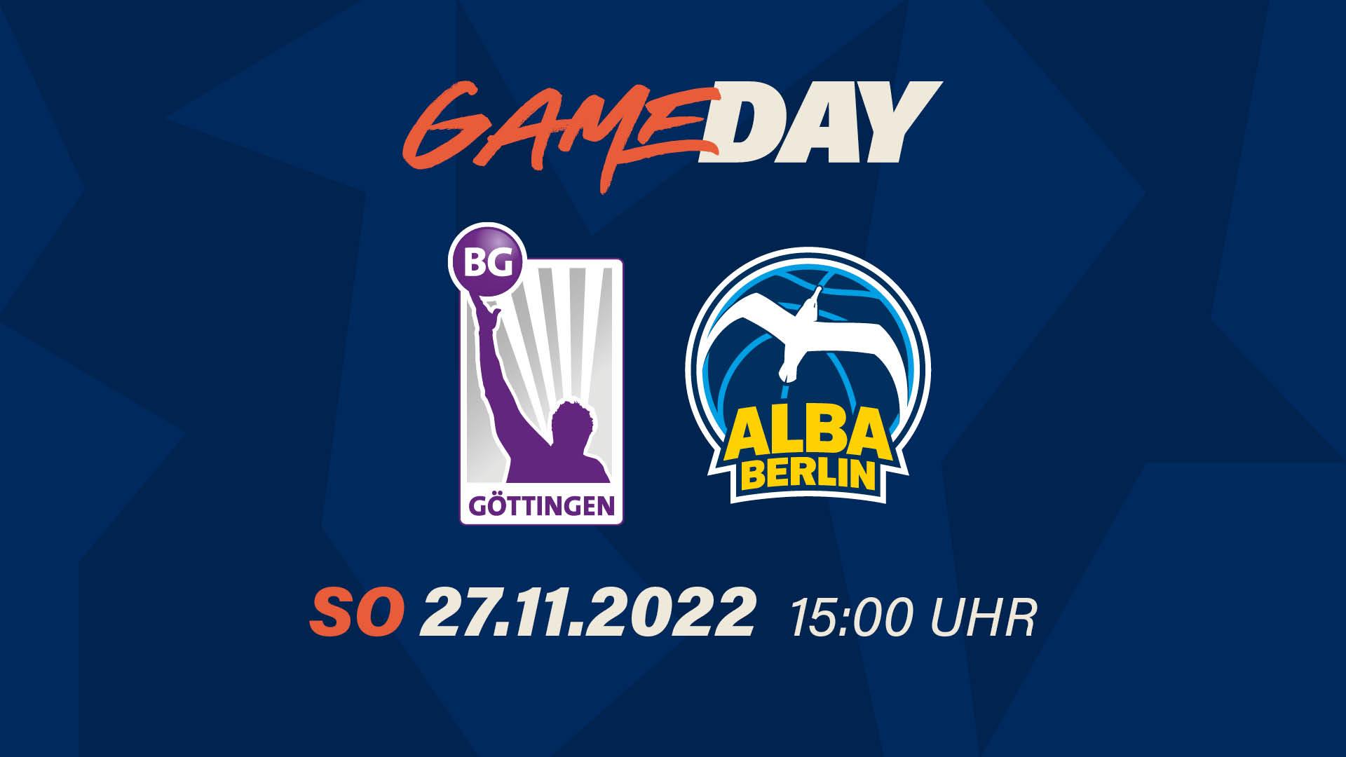 ALBA BERLIN ist neben Tabellenführer Bonn die noch einzig ungeschlagene Mannschaft in der easyCredit Basketball Bundesliga. Die Albatrosse konnten allerdings schon im Pokal gegen die starken Telekom Baskets gewinnen und setzten sich am vergangenen Wochenende gegen Ludwigsburg auch im nächsten Topspiel durch. Die BG Göttingen (3-3) steht nach einem soliden Saisonstart auf dem neunten Rang, konnte bislang aber nur gegen Teams aus der unteren Tabellenhälfte gewinnen. Zuletzt gab es eine deutlich 75:93-Niederlage bei den EWE Baskets Oldenburg.