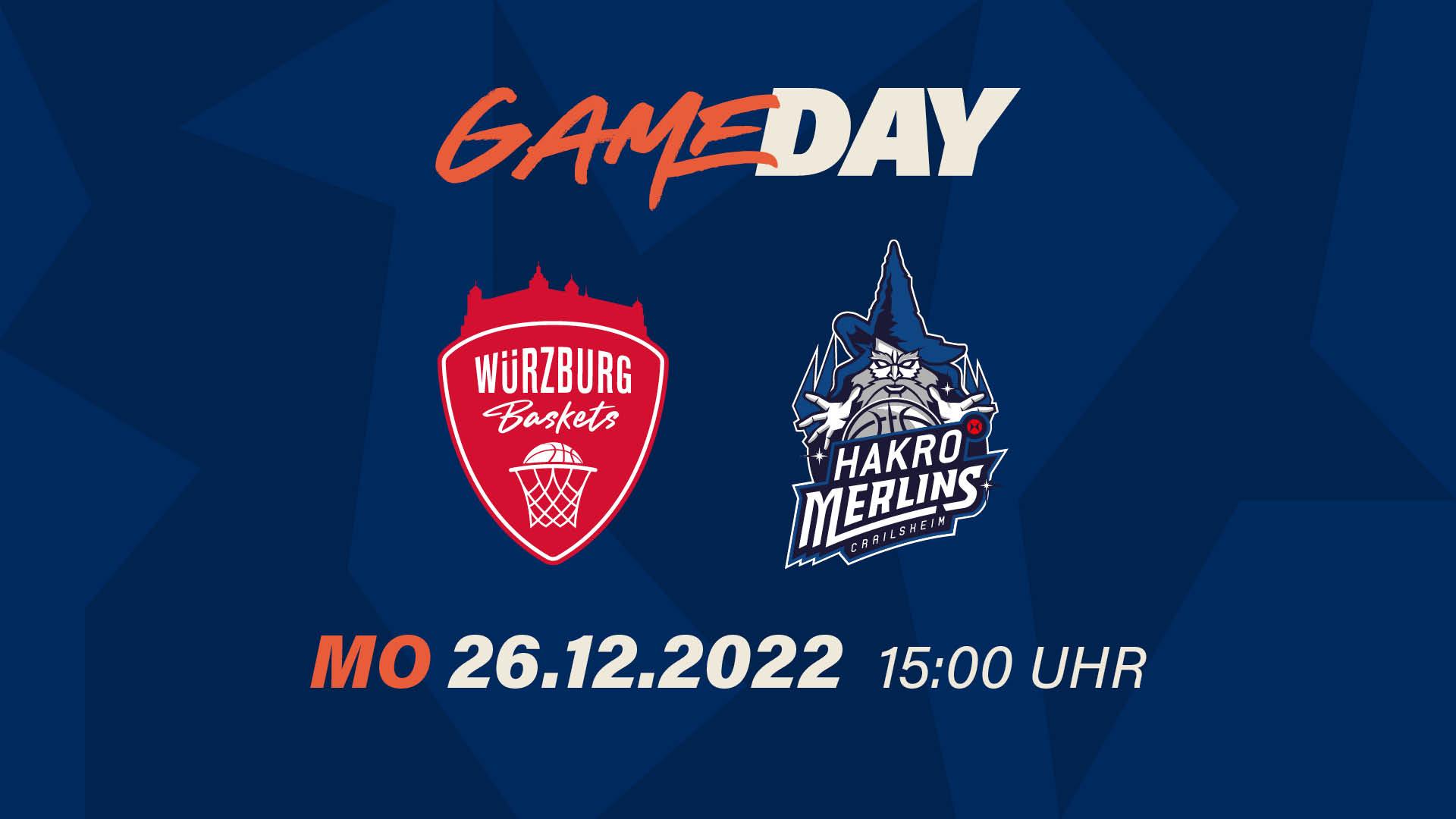 Die Würzburg Baskets haben drei ihrer vergangenen vier Partien gewonnen und stehen damit auf Tuchfühlung zu den Playoff-Rängen Den HAKRO Merlins Crailsheim dagegen wurde einen Tag vor Weihnachten das traditionelle Xmas Game versaut (91:103-Niederlage gegen Rostock, womit die Hohenloher Negativserie bei drei Pleiten am Stück steht. Die erhoffte Kehrtwende seit dem Trainerwechsel - auf Sebastian Gleim folgte dessen vorherigen Assistent Nikola Markovic - lässt weiterhin auf sich warten.