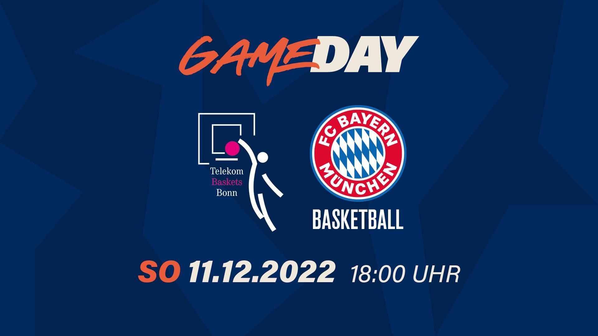 Wenn die Telekom Baskets Bonn (Bilanz: 7-1) den FC Bayern München (8-1) empfangen, geht es um nicht weniger als die Tabellenführung in der easyCredit BBL. Dabei gehen beide Mannschaften mit reichlich Reisekilometern in den Knochen ins Spiel. Die Bundesstädter zogen unter der Woche im türkischen Mittwoch noch ins BCL-Achtelfinale ein, für die Bajuwaren ist es die vierte Partie in acht Tagen - dabei reist der FCB direkt aus dem spanischen Vitoria ins Rheinland.