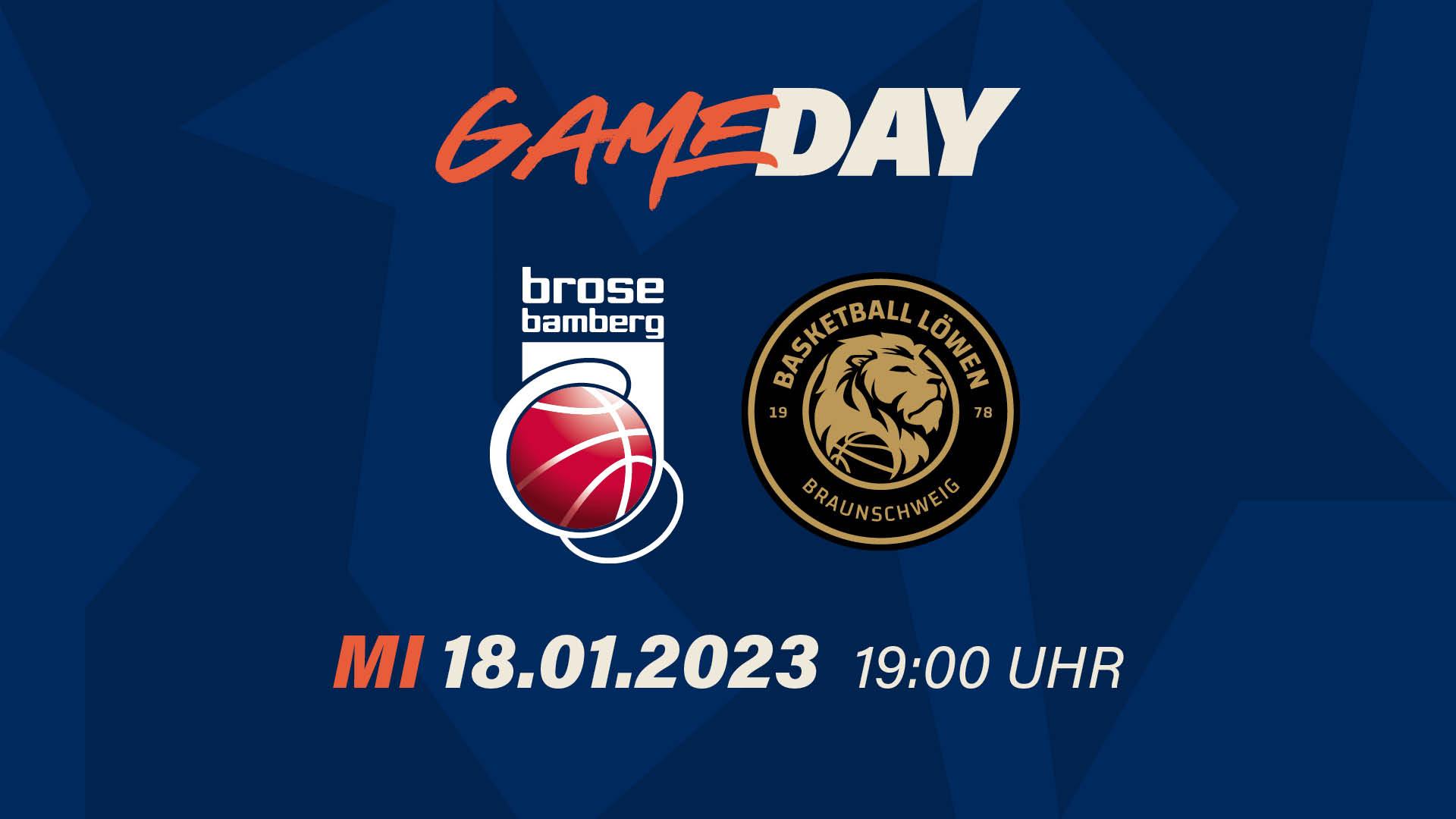 Brose Bamberg hat nach dem Sieg im letzten Spiel vier Partien in Serie für sich entscheiden können und somit die derzeit zweitlängste Erfolgssträhne in der Liga in der Statistik, während die Basketball Löwen Braunschweig nach ihrer Pleite am vergangenen Spieltag nun neun Niederlagen nacheinander hinnehmen mussten. Mit einem Sieg könnten die Franken zu den Playoff-Plätzen aufschließen, die Niedersachsen dagegen würden mit einem Erfolg die Tuchfühlung zu den Nichtabstiegsplätzen wiederherstellen.