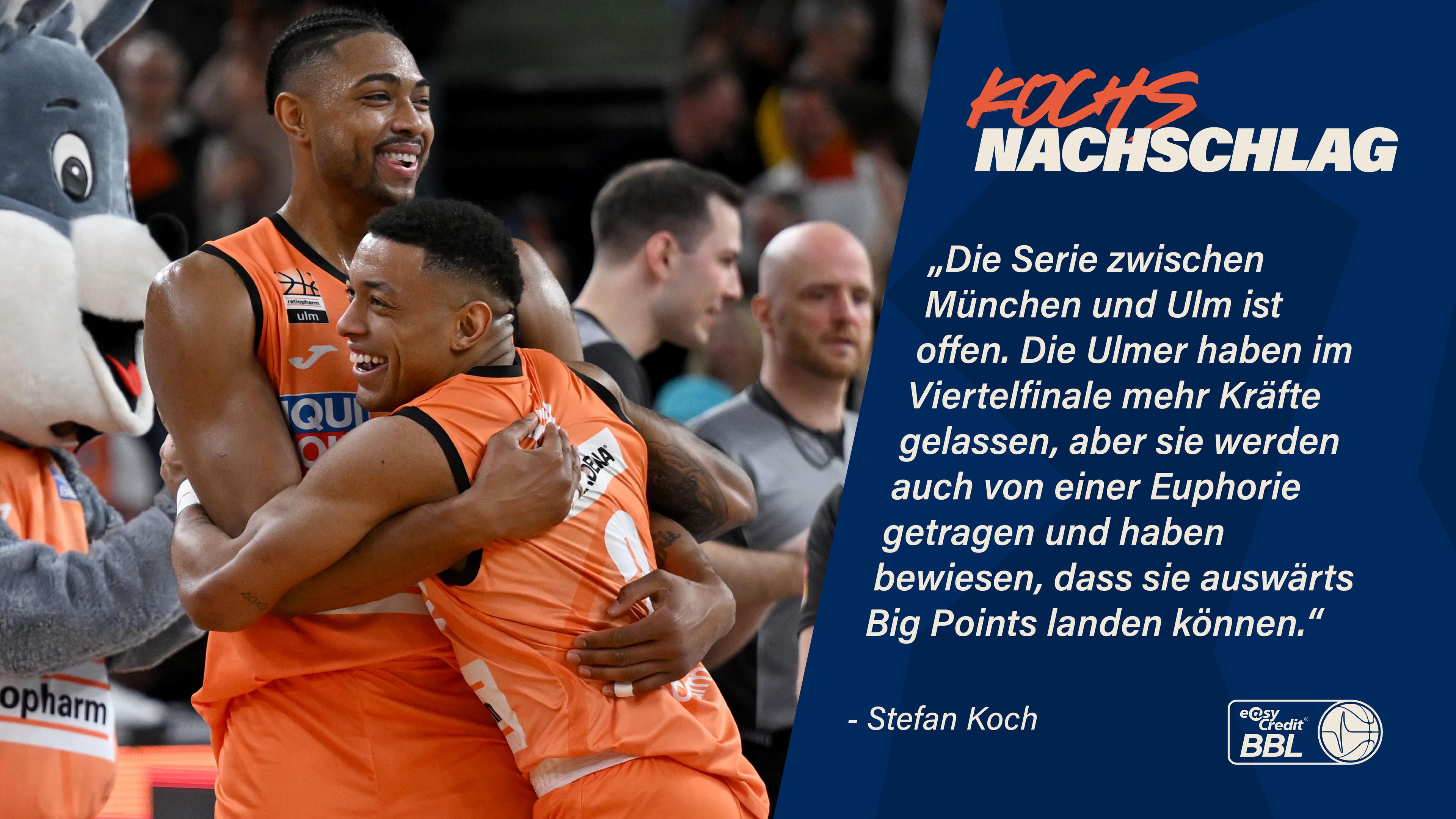 Puh, nach diesen Viertelfinals ist erst einmal Durchschnaufen angesagt! Kamen die Sweeps der Bonner und der Münchner durchaus erwartet, wurde in den beiden anderen Serien der Favoritenstatus als nur auf dem Papier existierend ad absurdum geführt. Ludwigsburg kehrte Oldenburg trotz des Heimvorteils der Niedersachsen mit eisernem Besen aus dem Wettbewerb, und die Uuulmer schickten die in den vergangenen drei Jahren triumphierenden Berliner vorzeitig in die Sommerpause. Grund genug, noch einmal auf diese hochinteressanten Duelle zurückzublicken, bevor wir den Blick auf die Halbfinals richten. 