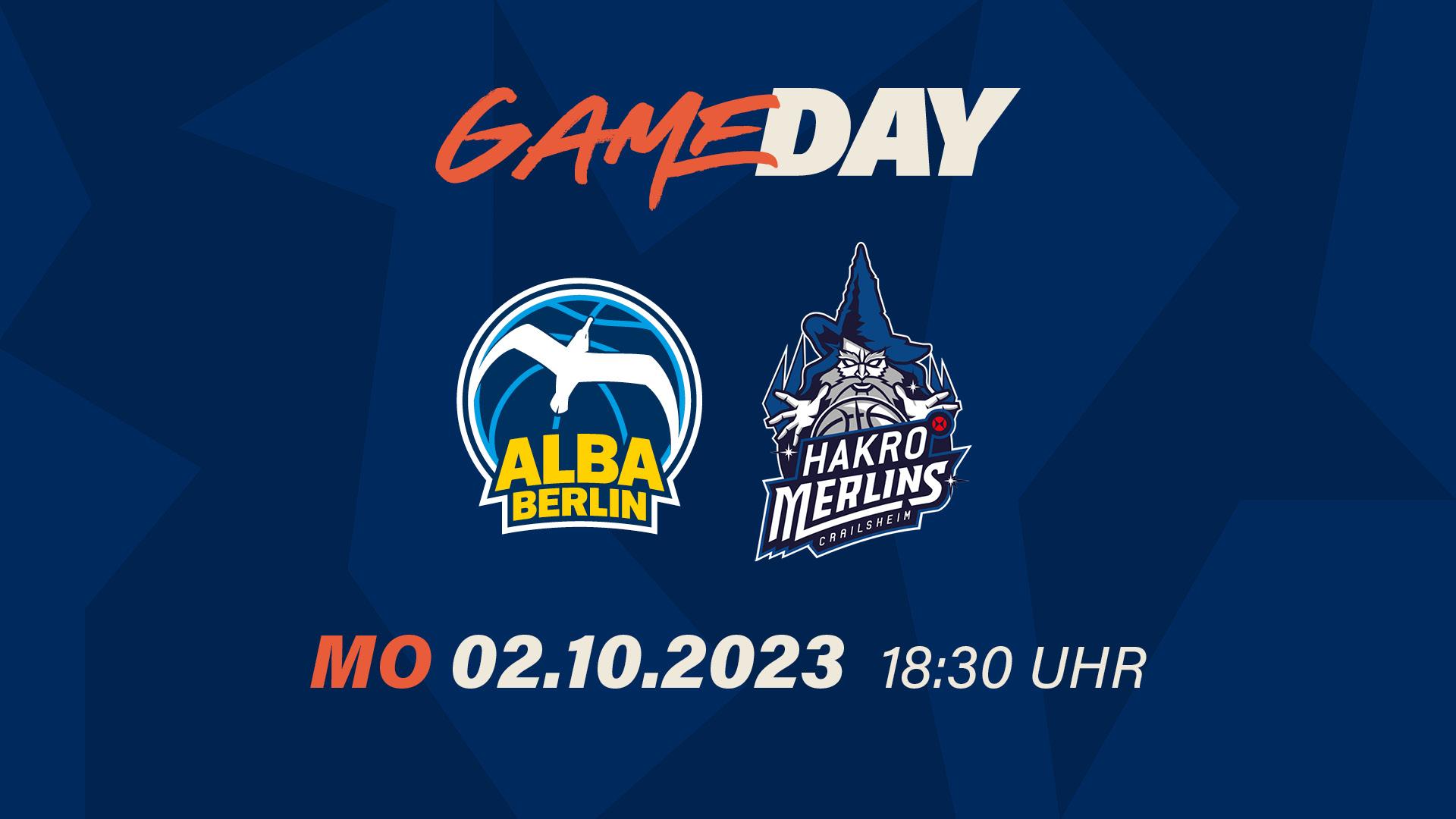 ALBA BERLIN und die HAKRO Merlins Crailsheim sind mit Siegen in Heidelberg bzw. gegen Rostock auf die bestmögliche Weise in das lange Wochenende gestartet. Der Sieger könnte damit am Montag sogar an die Tabellenspitze der noch jungen Saison 2023/24 vorrücken. Vor voraussichtlich großer Kulisse wollen die Berliner Fans natürlich vor allem das erstmals zu Hause antretende neue Team begutachten und ihren Weltmeister Johannes Thiemann gebührend feiern.