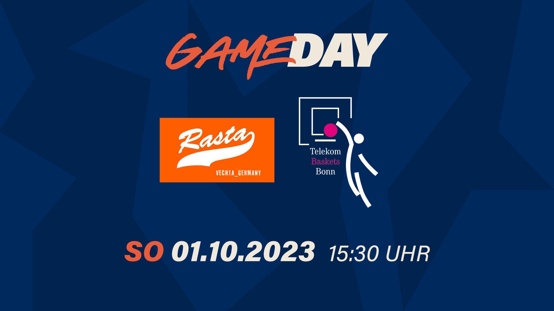 Die Bonner haben den ersten Spieltag aufgrund des Intercontinental Cups in Singapur verpasst. Nach zwei Blowout-Siegen gegen Teams aus dem Bahrain und China verdarb der brasilianische Club Sesi Franca Basquete den Bonnern per Buzzerbeater den ersten Titel der Saison. Jetzt starten die neuformierten Rheinländer in Vechta in die neue Saison.