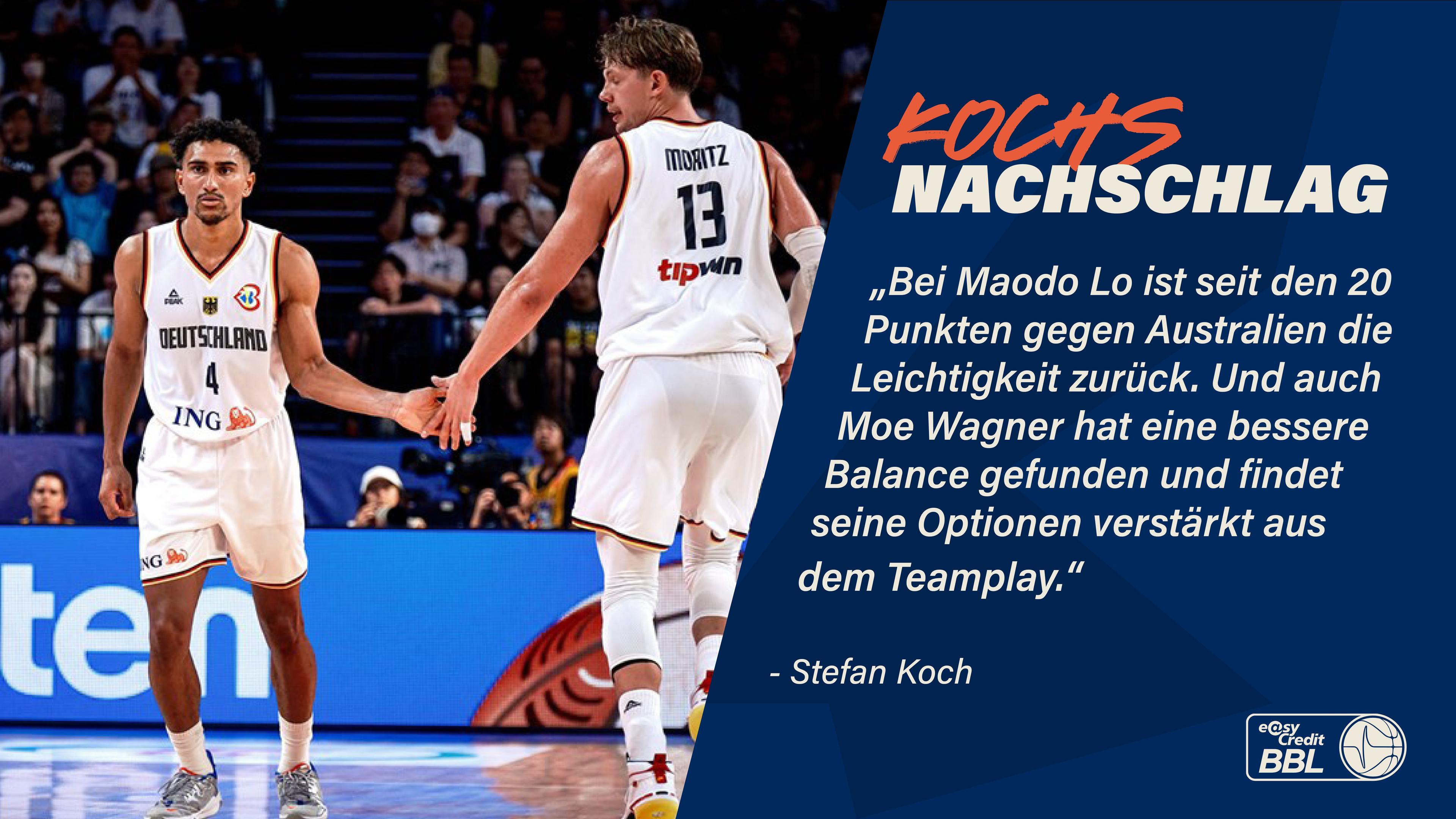 Wahrscheinlich erwarten die meisten von Euch von mir, dass ich mich in diesem Nachschlag mit den Auseinandersetzungen von Dennis Schröder mit Daniel Theis und Gordon Herbert vor und während der ersten Auszeit im Spiel gegen Slowenien befasse. Glaubt mir, dieser Vorfall wurde in den Medien und in der öffentlichen Wahrnehmung komplett überbewertet. Ich habe es selbst oft genug erlebt, wie die Kommunikation in Stresssituationen entgleisen kann. Das gehört im Leistungssport dazu, und der Auftritt der Mannschaft in den letzten drei Vierteln beweist auch, dass sie das unbeschadet weggesteckt hat. Stattdessen möchte ich die individuellen Leistungen in der Vor- und Zwischenrunde bewerten. Zuerst befasse ich mich mit der Bank, die völlig zurecht als eine der größten deutschen Stärken eingestuft wird.