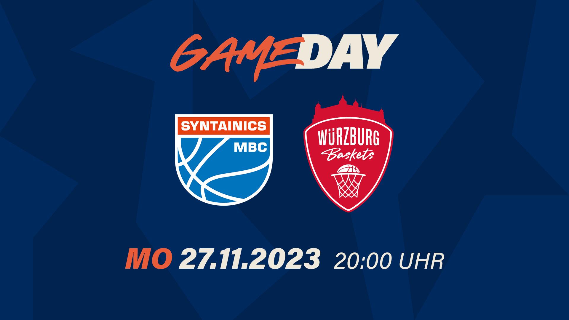 Kurz nachdem der SYNTAINICS MBC am vergangenen Sonntag den Europaligisten ALBA BERLIN in der Mercedes-Benz Arena mit 108:75 düpiert hatte, brachten auch die Würzburg Baskets mit dem Meister Ulm in ihrer „Turnhölle“ einen Favoriten ordentlich ins Schwitzen. Neun Sekunden vor Schluss führte Ulm nur noch 84:83, zog am Ende aber mit 88:83 noch den Hals aus der Schlinge. Zum Abschluss des neunten Spieltags lautet nun die Frage am Montag in der Stadthalle Weißenfels beim Duell des Berlin-Bezwingers gegen den Ulm-Erschrecker: Wer muss hier Angst vor wem haben? In der Tabelle sind der SYNTAINICS MBC (3:5 Siege) und die Würzburg Baskets (3:4 Siege) auf den Rängen zehn und zwölf fast Nachbarn.