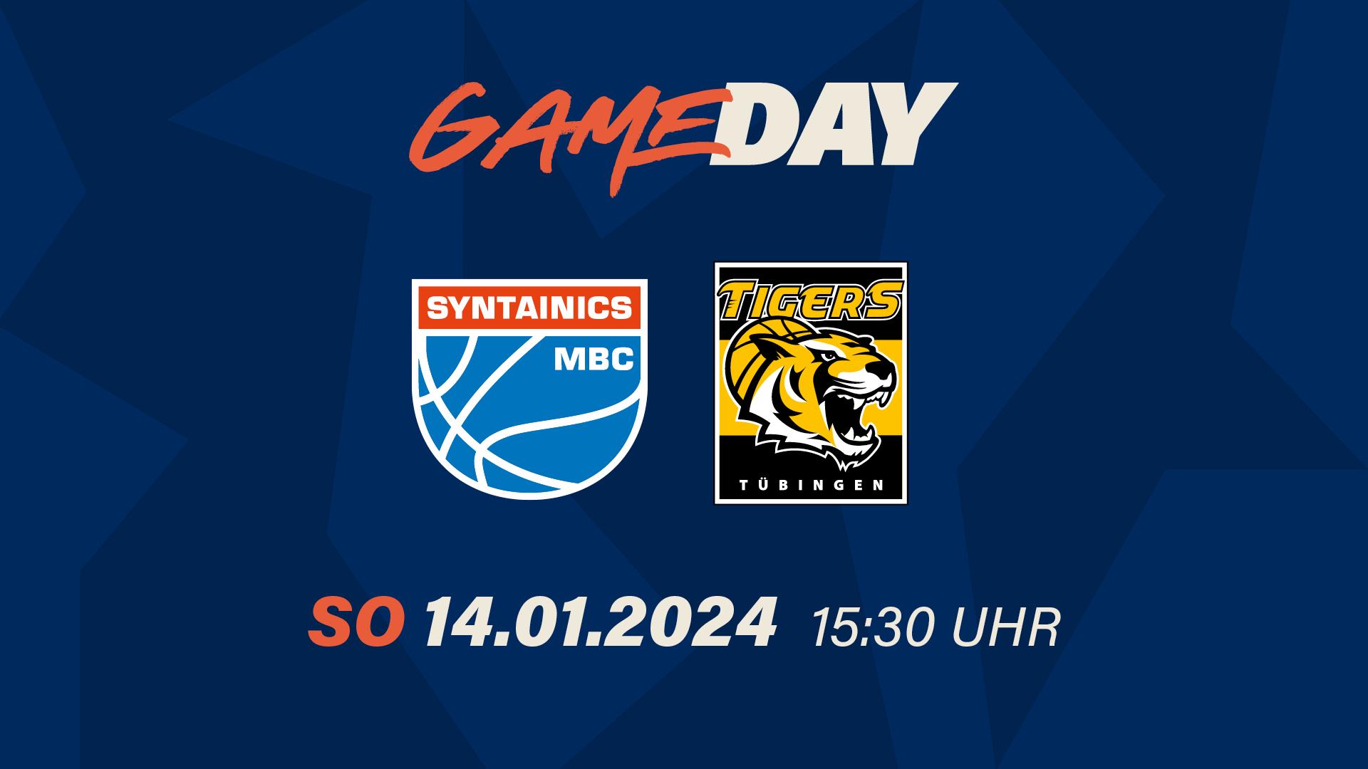 Weder dem SYNTAINICS MBC noch den Tigers Tübingen haben die letzten Festtagswochen Glück gebracht. Beide stehen nach drei bzw. vier Niederlagen in Folge mit einer Bilanz von 4:11 Siegen auf den Plätzen 14 und 15 quasi an der Tür zum Tabellenkeller und werden dabei von einem Fluch verfolgt. Die Weißenfelser hadern damit, dass sie zwar in Ludwigsburg und Berlin sensationelle Siege feierten, in eigener Halle aber seit neun Wochen kein Spiel mehr gewonnen haben. Die Tübinger hadern damit, dass sie wie zuletzt beim 94:104 in Ludwigsburg und beim 101:107 nach Verlängerung gegen Würzburg immer wieder mögliche Siege auf der Zielgeraden noch verspielen.