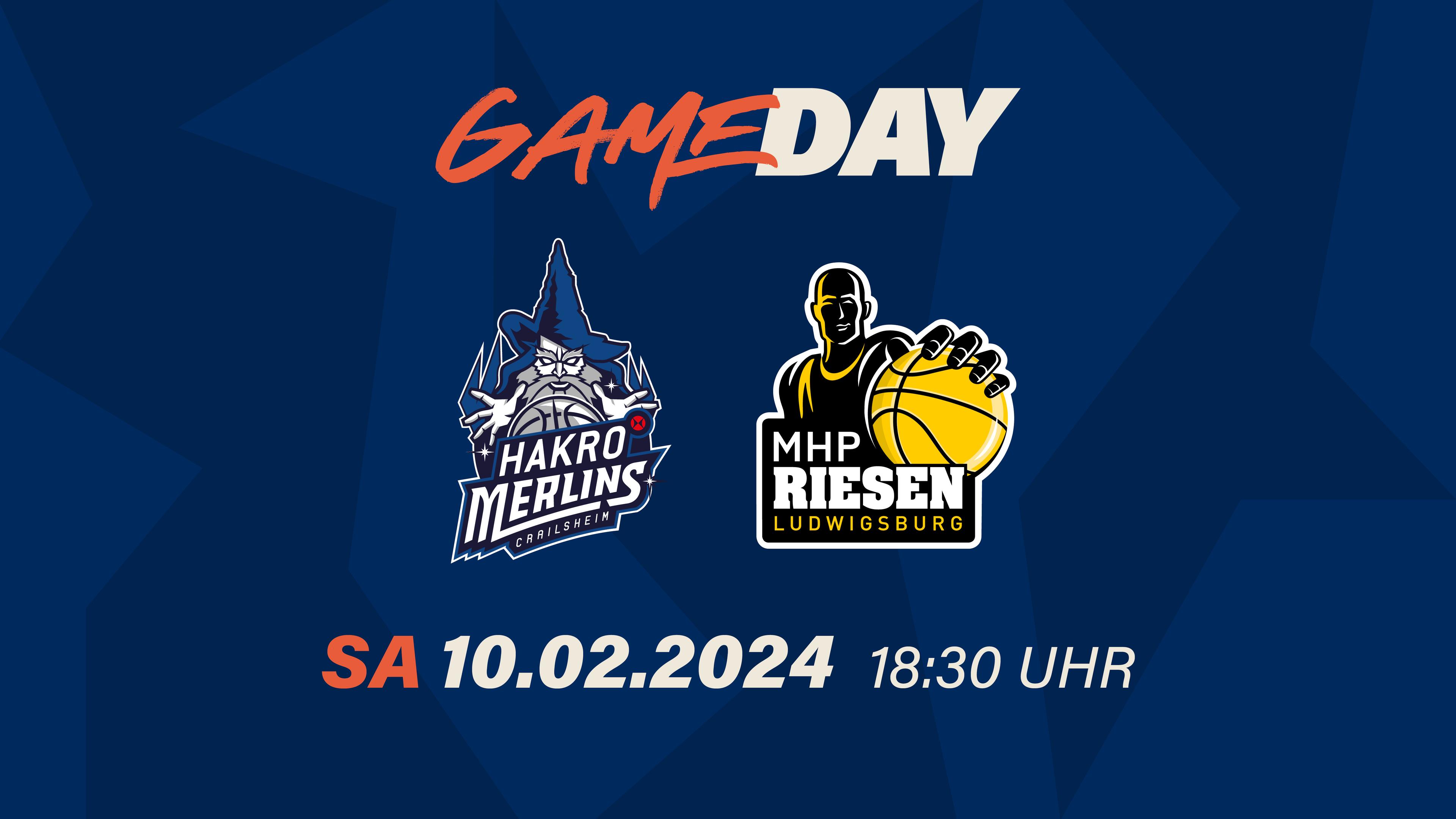 Beide Teams wollen im Saisonverlauf über den Strich: Die HAKRO Merlins Crailsheim als aktueller Tabellen-17. Wollen auf die Nicht-Abstiegsplätze, die MHP RIESEN Ludwigsburg als Siebter auf die sicheren Playoff-Ränge. Und beide Clubs haben daran Tuchfühlung: Die Merlins (4-15) haben nur einen Sieg weniger auf dem Konto als vor ihnen der SYNTAINICS MBC (5-12) und die Tigers Tübingen (5-14), die Ludwigsburger (12-7) haben nur eine Niederlage mehr als die sechstplatzierten Würzburg Baskets (12-6). Da wäre ein Derby-Sieg also doppelt wichtig.