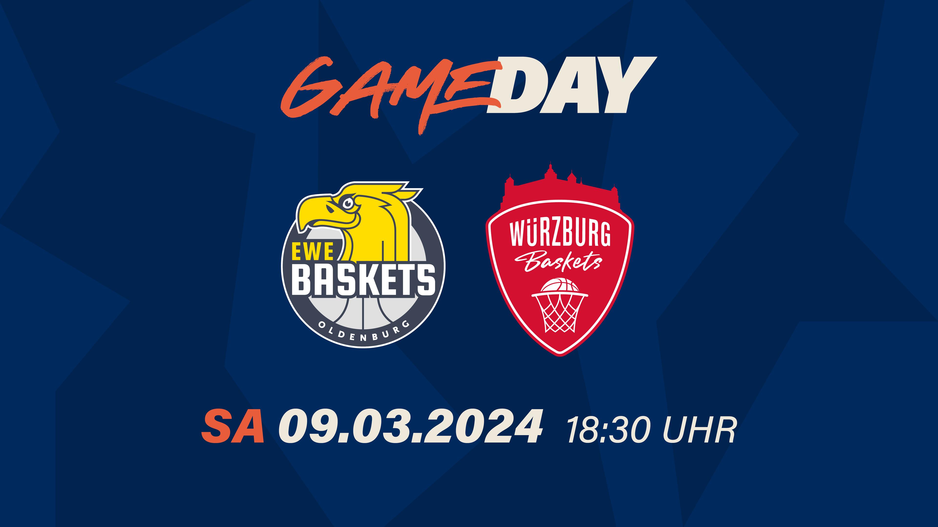Die EWE Baskets Oldenburg stehen auch durch viele Verletzungsausfälle als aktuell Tabellenelfter weiter unten als erwartet und kassierten zuletzt eine deutliche Niederlage in Berlin. Die Würzburg Baskets sind als Vierter weiter das Überraschungsteam der Liga und gewannen zuletzt einen 86:80-Krimi gegen Crailsheim.