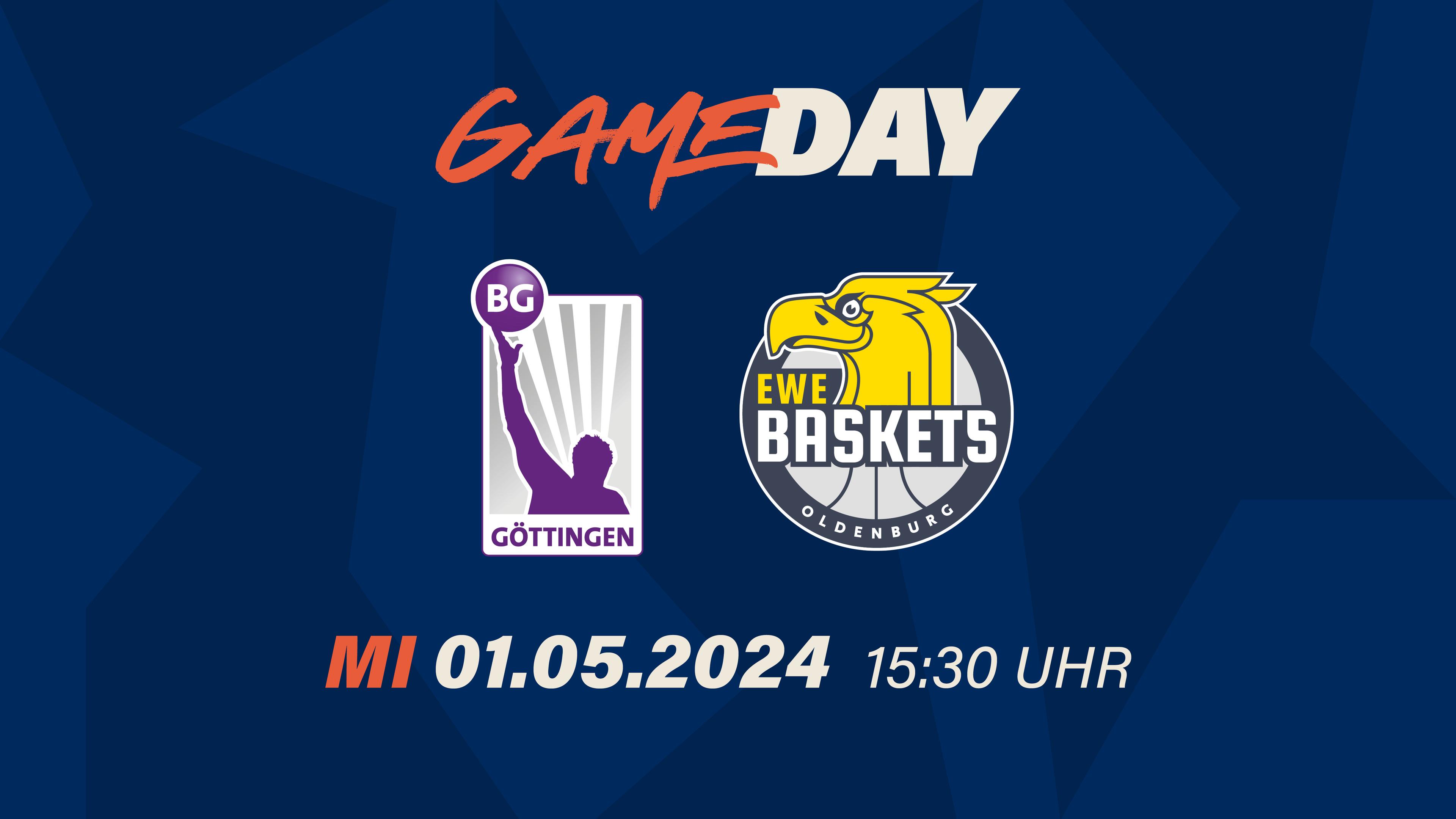 Den sechsten Sieg in Folge peilen die EWE Baskets Oldenburg im Niedersachsen-Duell bei der BG Göttingen an. Sollte für das Team von Headcoach Pedro Calles alles nach Plan laufen, könnten die Oldenburger mit einem Erfolg schon die Qualifikation für die Play-Ins klarmachen. Göttingen bleibt nach der Niederlage in Bamberg am Wochenende eines von sechs Teams, das um den Klassenerhalt kämpft. Hoffnung für das Derby gibt den Veilchen die eigene Heimstärke: Immerhin sieben von 15 Spielen vor eigenem Publikum konnte die BG gewinnen, auswärts nur zwei von 15. Und: In drei von vier Derbys zu Hause gegen Oldenburg blieben die Göttinger siegreich!