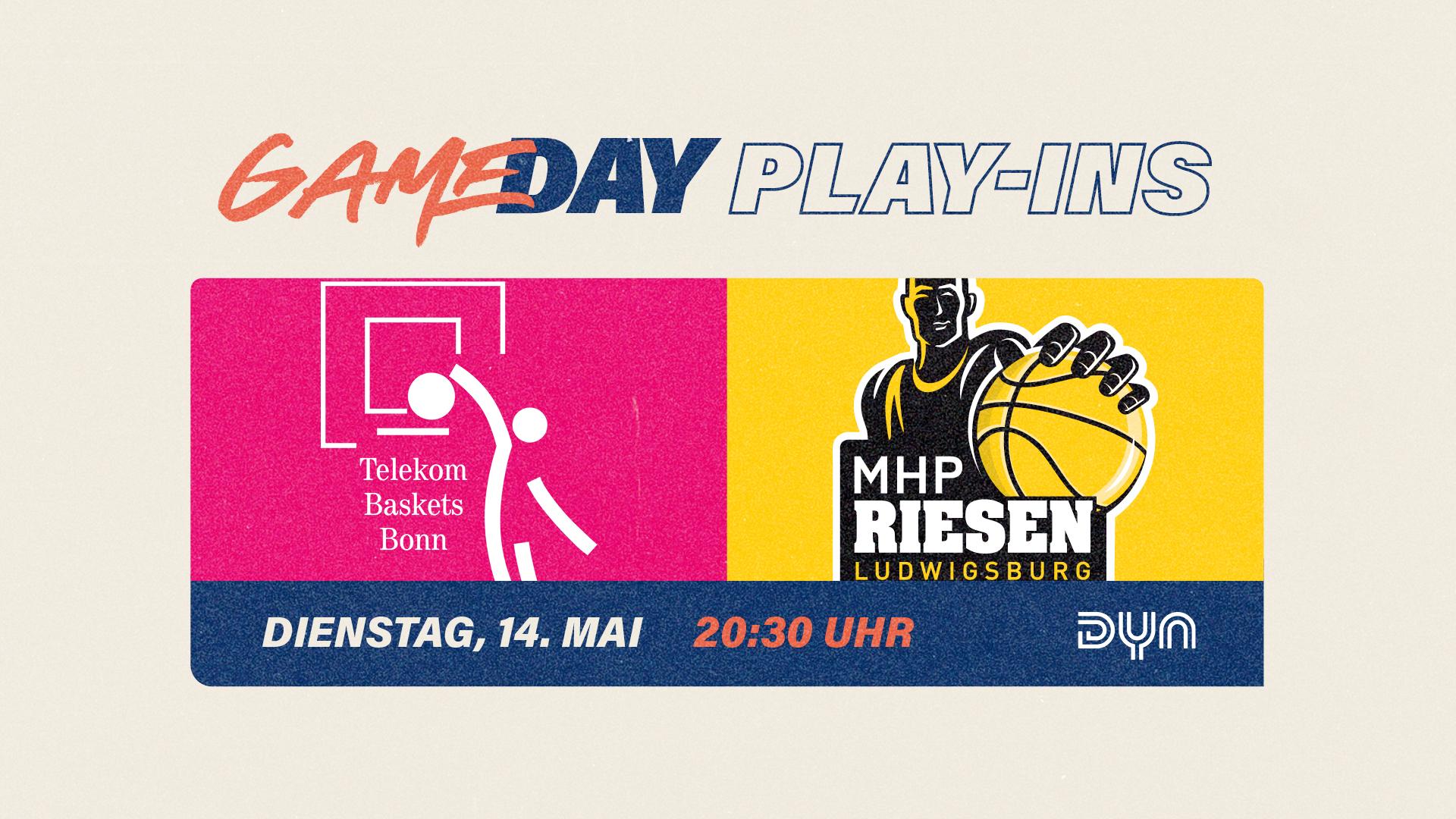 Die Telekom Baskets Bonn haben die Hauptrunde der easyCredit BBL-Saison 2023/2024 auf dem siebten Rang (Bilanz: 20-14) abgeschlossen, nur einen Sieg hinter den direkten Playoff-Plätzen. Unmittelbar dahinter befinden sich die MHP RIESEN Ludwigsburg (18-16), die durch zuletzt vier Niederlagen in Serie ihre Chance auf eine unmittelbare Postseason-Teilnahme verspielten. Kleine Randnotiz: Die Pleitenserie der Barockstädter stellte zum Ende der regulären Saison nach Absteiger Tübingen (-11) die zweitlängste ihrer Art dar.