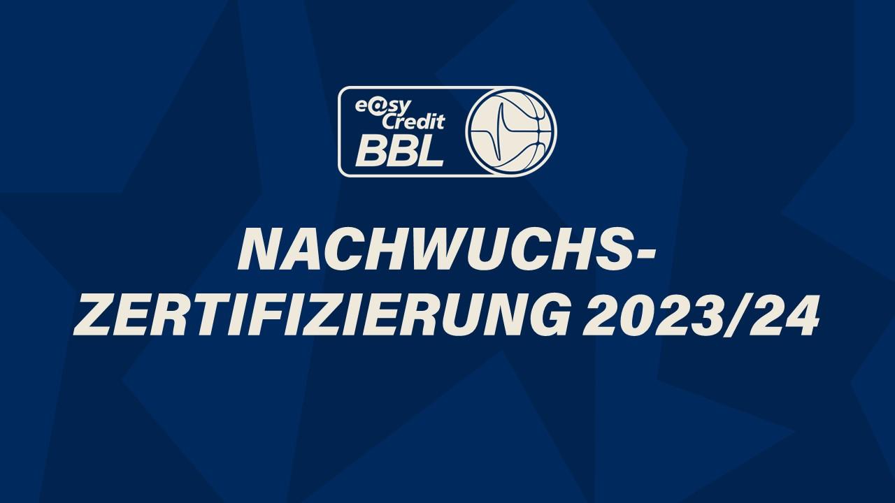 Insgesamt fünf der sechs zertifizierten easyCredit BBL-Clubs erhalten für die Saison 2023/24 Auszeichnungen für hohes Engagement im Bereich Nachwuchs