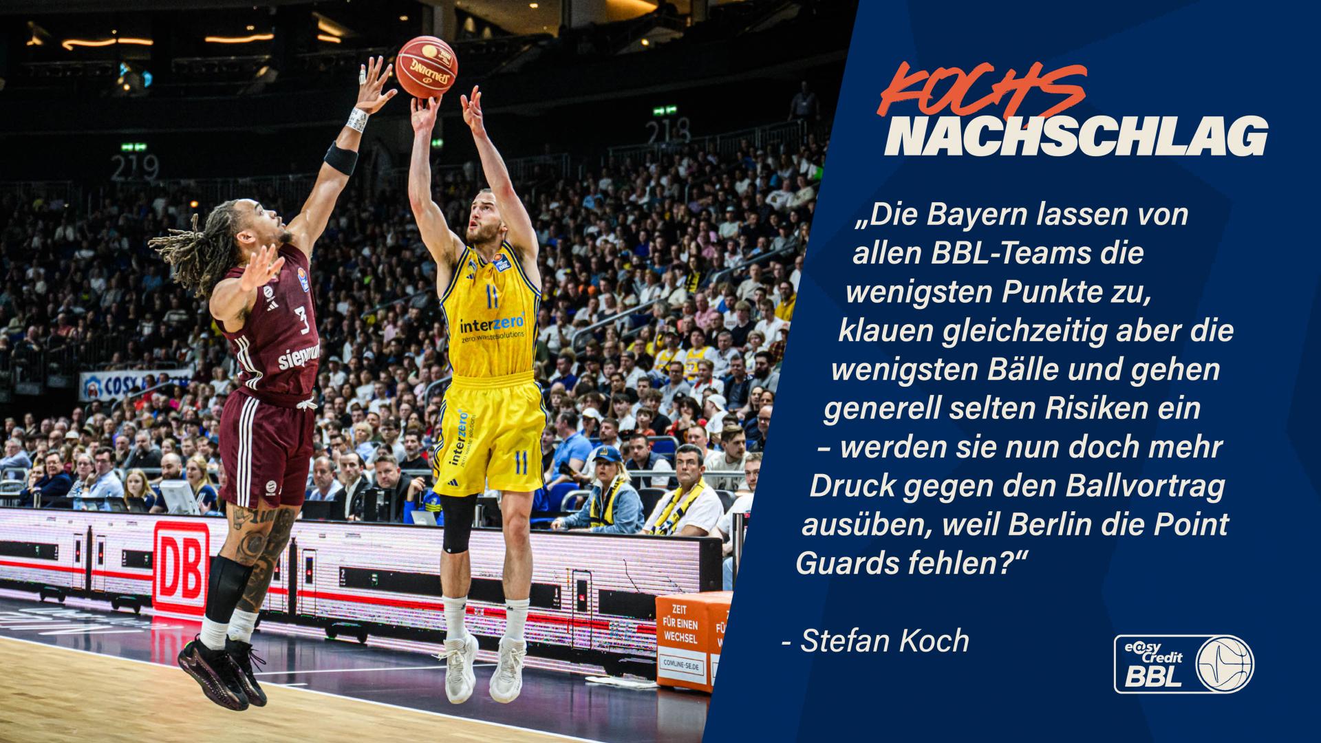 Nachdem wir in der vergangenen Spielzeit mit dem Duell zwischen ratiopharm ulm und den Telekom Baskets Bonn eine zuvor noch nie dagewesene Finalpaarung erleben durften, haben wir am Ende dieser Saison „business as usual“. Der FC Bayern München und ALBA BERLIN stehen sich zum sechsten Mal innerhalb von zehn Jahren im Kampf um die nationale Krone gegenüber. 