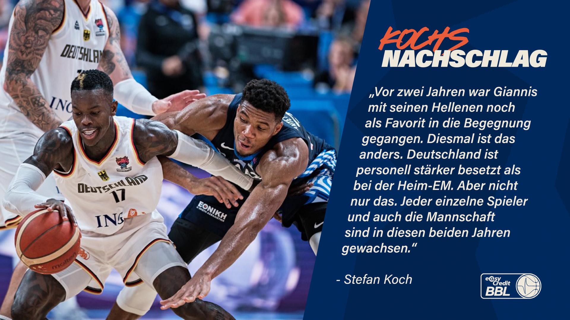 Das olympische Basketballturnier geht in die Knockout-Phase. Während man in den Gruppenspielen einen Ausrutscher noch korrigieren konnte, ist im Viertelfinale am Dienstag eine Niederlage gleichbedeutend mit dem Ausscheiden und damit mit dem Ende aller Medaillenträume. Die deutschen Männer haben in Lille bislang überzeugt und nahtlos an ihre großartigen Vorstellungen bei der WM im letzten Jahr angeknüpft. Ich bin sehr optimistisch, dass die Mannschaft von Gordon Herbert den guten Rhythmus und das Selbstvertrauen mit nach Paris nimmt. In diesem Nachschlag möchte ich kurz die deutschen Leistungen der Vorrunde einordnen, ausführlicher auf das Viertelfinale gegen Griechenland blicken und noch die drei anderen Begegnungen in der Runde der letzten Acht streifen.
