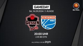 Wie im Vorjahr machen die Duelle zwischen den besten Teams aus der ProA gegen Clubs aus der easyCredit BBL den besonderen Reiz der ersten Runde um den BBL Pokal aus, in der die acht letztjährigen Playoff-Teilnehmer noch spielfrei sind. Für den dreifachen Pokalsieger GIESSEN 46ers um den mittlerweile 35-jährigen Ex-Nationalspieler Robin Benzing, der nach 56-jähriger Erstklassigkeit 2023 und 2024 den schnellen Wiederaufstieg verpasste (im Vorjahr als Fünfter), ist das Spiel gegen den SYNTAINICS MBC zudem ein guter Gradmesser um zu sehen, wie nahe man schon wieder der ersten Liga ist. Der MBC beendete die vergangene BBL-Saison auf Rang 13 mit der besten Platzierung seit dem letzten Aufstieg 2017.