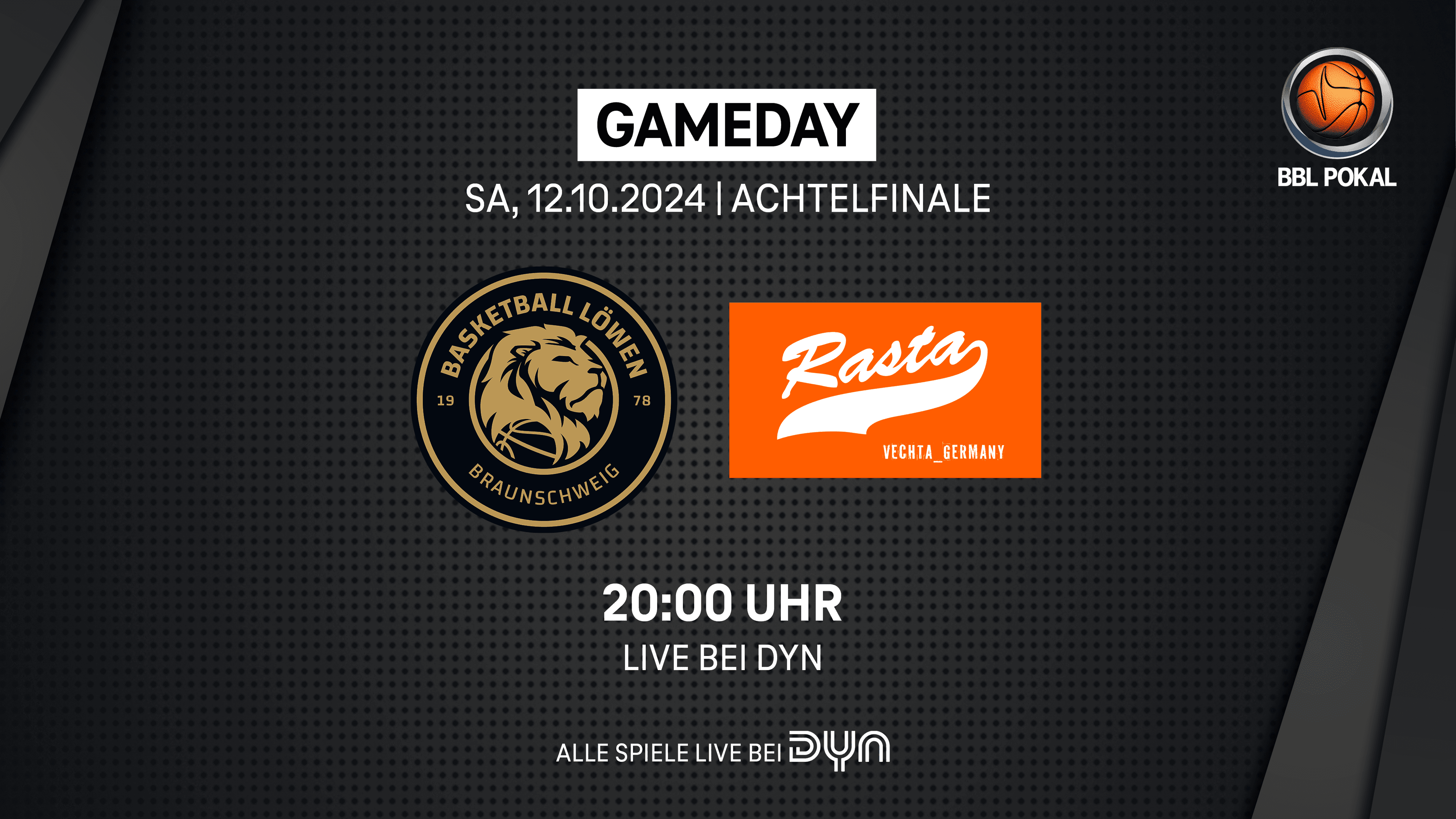 Die Basketball Löwen Braunschweig tanzen seit dieser Woche auf drei Hochzeiten, RASTA Vechta wird den Löwen dies mit dem Duell im Pokal-Achtelfinale gleichtun. Die Braunschweiger haben am Mittwoch ihre Saison im FIBA Europe Cup begonnen, erstmals seit 20 Jahren ist der Club aus Niedersachsen auf internationalem Parkett aktiv – daran muss man sich als Organisation sicherlich erstmal wieder gewöhnen. Vechta tritt in dieser Saison in der Champions League an. Auch wenn die Niedersachsen diesen Wettbewerb bereits kennen, in der vergangenen Saison war man noch ein Aufsteiger in der Beletage. Für beide Clubs sind diese drei Hochzeiten sicherlich eine Herausforderung, für einen der beiden Clubs wird eine der drei Hochzeiten am Samstag schon wieder enden.