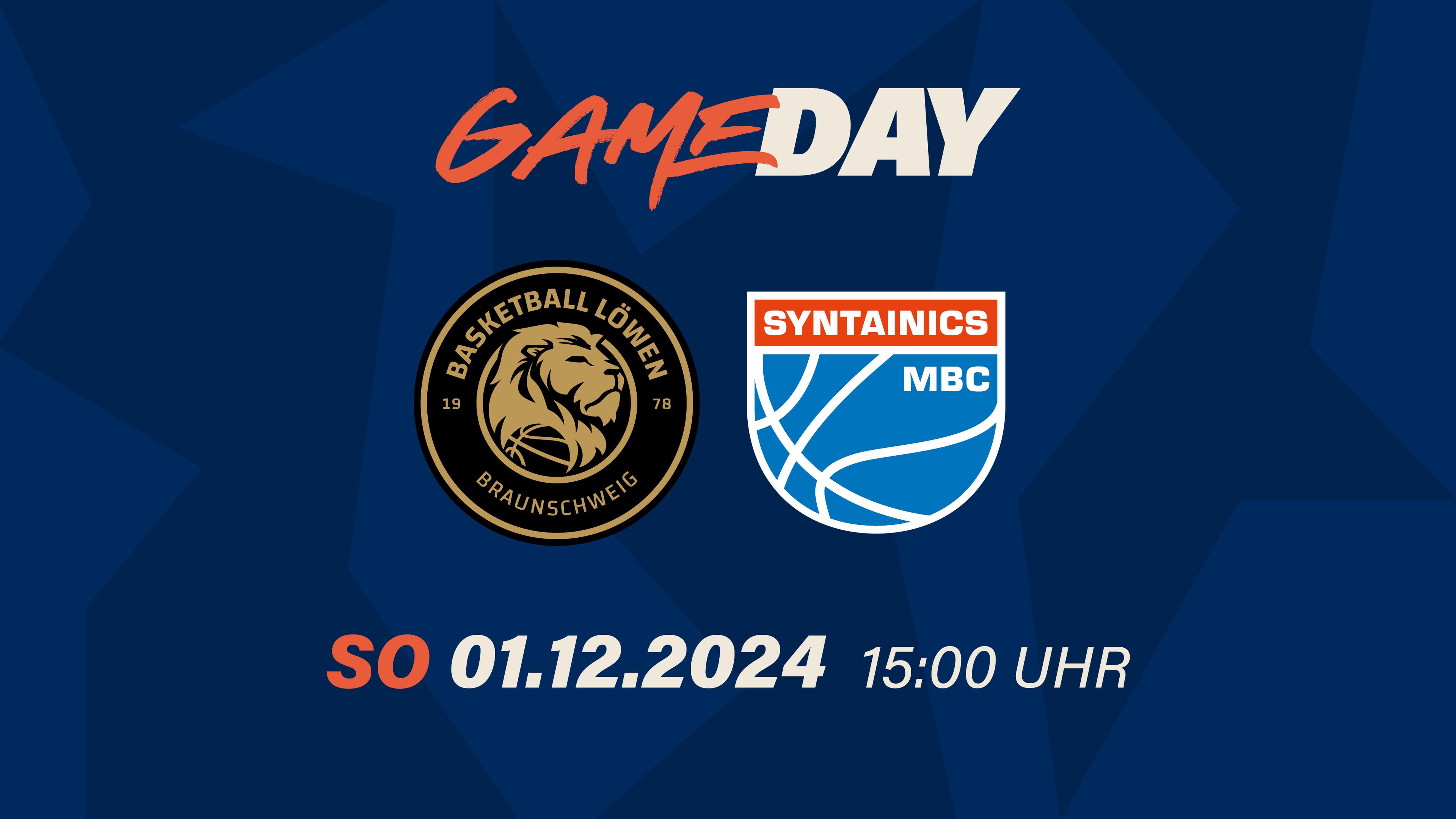 Vor der Länderspielpause setzten sich die Basketball Löwen Braunschweig mit 82:74 gegen die NINERS Chemnitz durch. Das Team von Headcoach Jesus Ramirez fügte dem Europapokalsieger die erste Niederlage nach zuvor fünf Erfolgen nacheinander zu – was damals die längste Siegesserie der Liga war. Nach der Länderspielpause gastiert der SYNTAINICS MBC in Braunschweig, die Weißenfelser haben ihre vergangenen fünf Ligaspiele gewonnen (sechs inklusive Pokal, was ein Vereinsrekord ist) – was aktuell die längste Siegesserie der Liga ist. Können die Löwen erneut einen Erfolgslauf stoppen?