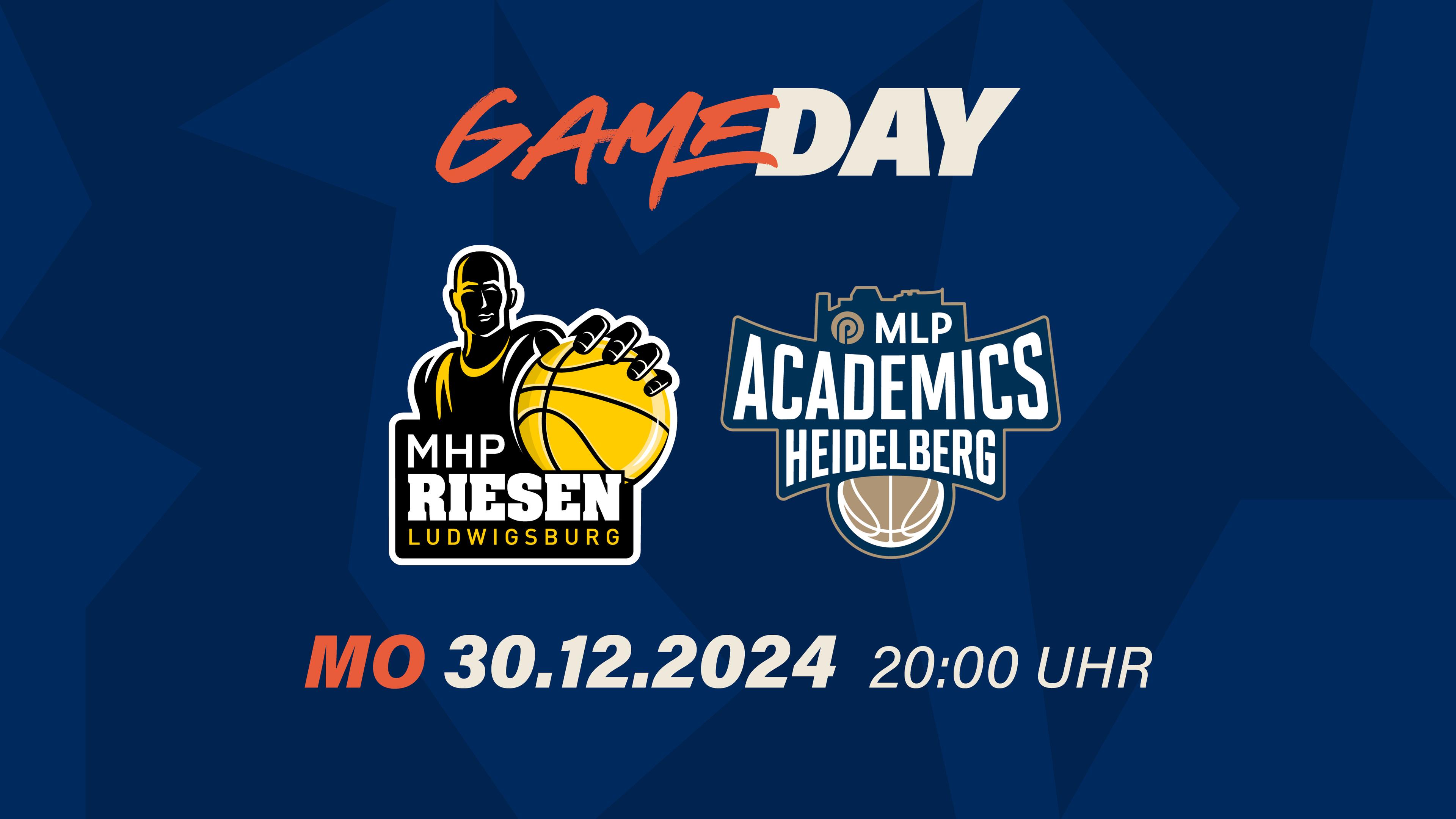 Gerade einmal eine Autostunde trennt Ludwigsburg von Heidelberg, und auch in der Tabelle ist die Distanz zwischen den beiden Kontrahenten überschaubar. Gastgeber MHP RIESEN ist vor der Partie Sechster (8-5), die MLP Academics sind Dritter (8-4). Logisch, dass beide im Südwest-Derby nach einem Erfolg streben – die Ludwigsburger könnten mit einem Heimerfolg sogar am Gegner vorbeiziehen.