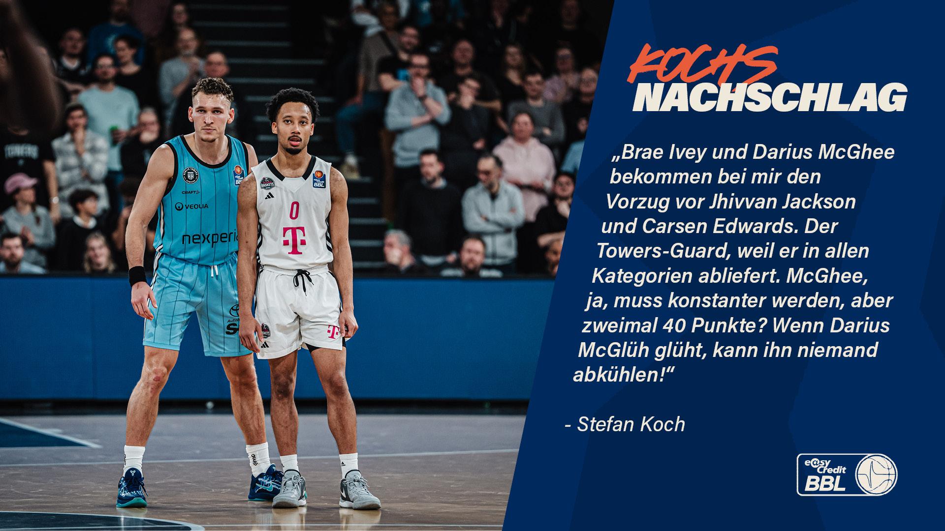 Nachdem ich euch in der vergangenen Woche die sechs deutschen Spieler meines Hinrundenteams vorgestellt habe, lege ich heute mit den internationalen Akteuren nach, wobei es auch hier schwere Entscheidungen gab. Jhivvan Jackson hat es knapp nicht geschafft, obwohl er als Topscorer der Liga gute Argumente liefert. Carsen Edwards ist ohne Frage der beste Shooting Guard, hat aber in der easyCredit BBL nicht so überragend gespielt wie in der Euroleague. Schließlich hatte ich noch den zuletzt bärenstarken Brandon Randolph als Small Forward auf dem Schirm, gab aber dann doch dem Heidelberger Allrounder Ryan Mikesell hauchdünn den Vorzug.