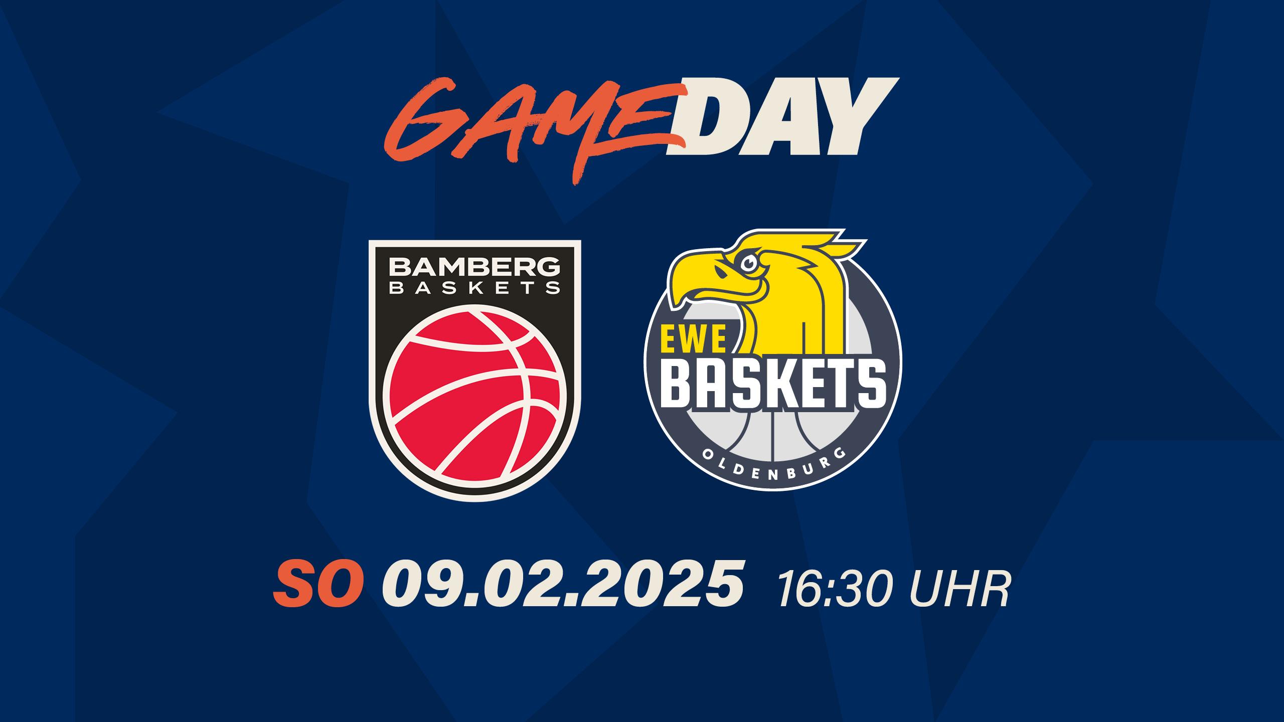 Status Quo: Die Bamberg Baskets haben in der easyCredit BBL zuletzt daheim mit 87:69 gegen den SYNTAINICS MBC gewonnen, wobei Aufbau Ronaldo Segu mit 21 Punkten (9/13 FG) und sieben Assists glänzte. Auch den EWE Baskets Oldenburg gelang ein Sieg im Frankenland: Das 112:102 in Würzburg – Justin Jaworski (31 Punkte) und Artur Konontsuk (23) stachen heraus – war im neunten Anlauf der erste Auswärtssieg der Donnervögel. Folgt nun in der gleichen Region des Landes direkt der nächste?