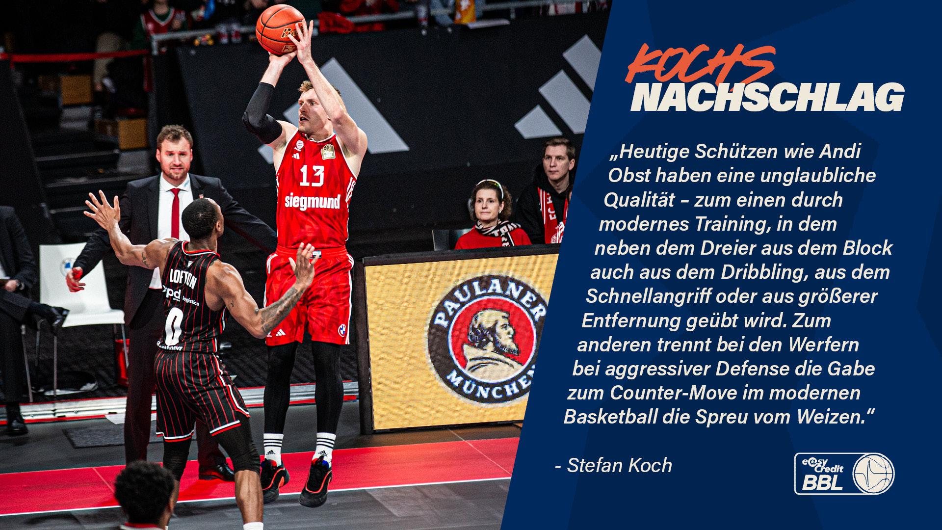 Sowohl bei uns in der Liga als auch generell im Weltbasketball gibt es immer mehr Beispiele, in denen ein Distanzschütze eine bis zu zweistellige Anzahl von Dreiern in einer Partie netzt. Die Gründe dafür sind vor allem der moderne Basketball mit großen Spielern mit Range sowie verfeinerte Trainingsmethoden für außergewöhnliche Schützen.