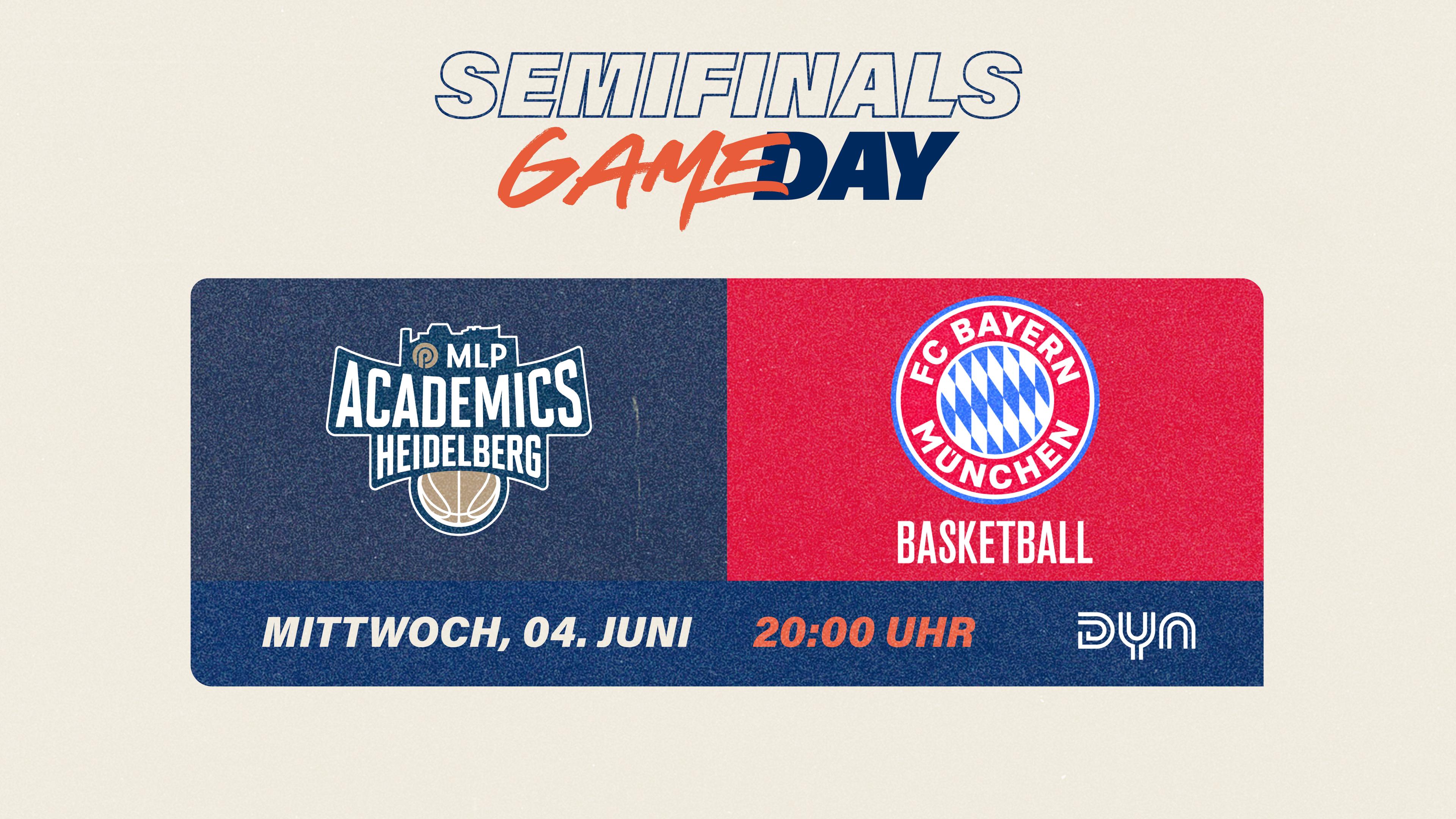 Mit dem 95:90-Erfolg der MLP Academics Heidelberg im ersten Spiel haben die Schützlinge von Danny Jansson dem FC Bayern München die erste Playoff-Niederlage seit fast einem Jahr zugefügt. Entsprechend hat der Hauptrundenfünfte nun vor eigenem Publikum die Chance, sich gegen den amtierenden Meister den Matchball zu sichern - was die Bajuwaren freilich zu verhindern suchen.
