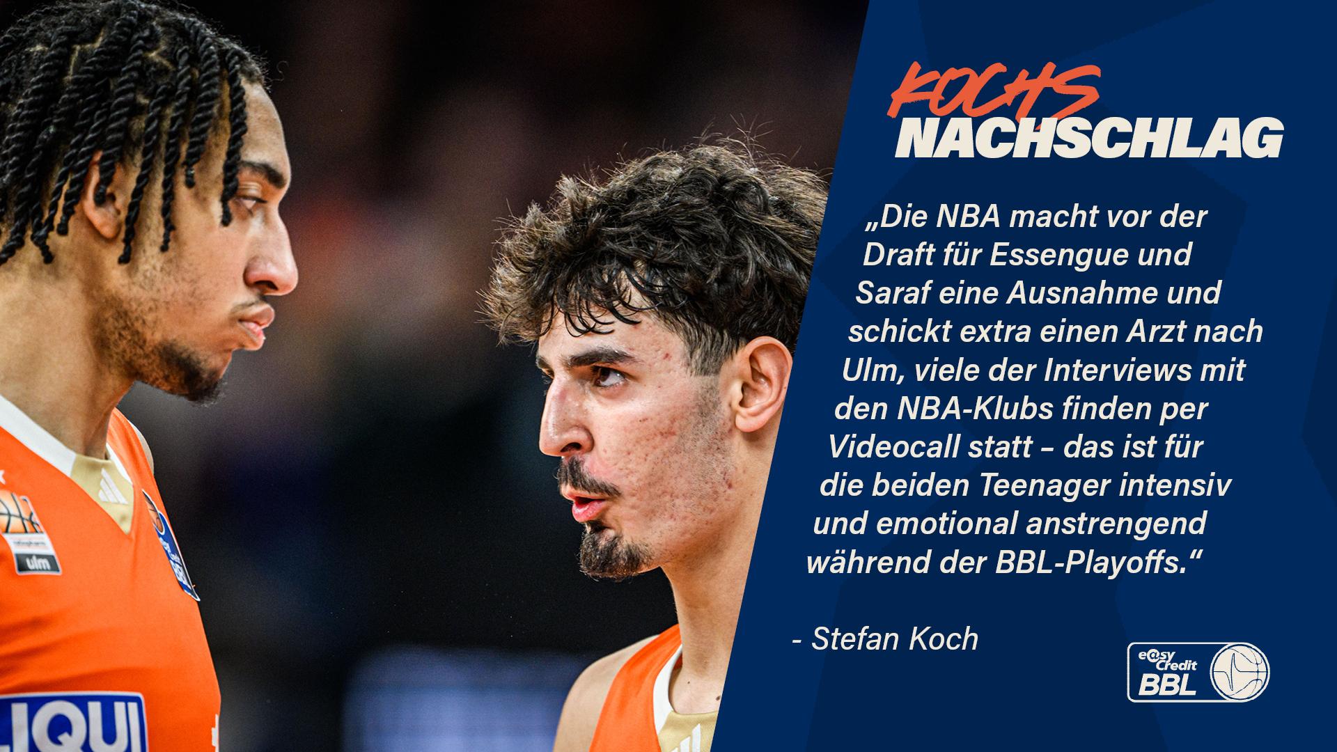 Die Playoffs haben bislang einiges zu bieten. ALBA BERLIN wurde als Euroleague-Teilnehmer in der ersten Runde mit dem Besen aus dem Wettbewerb gekehrt, und die MLP Academics Heidelberg und die FIT/One Würzburg Baskets erreichten ohne Heimvorteil das Halbfinale, wo sie bereits jeweils ein Spiel gegen die Favoriten aus München und Ulm gewannen. Aber die größte Geschichte schreiben die jungen Talente der Liga, die mich mit ihren Leistungen zum Schwärmen bringen.