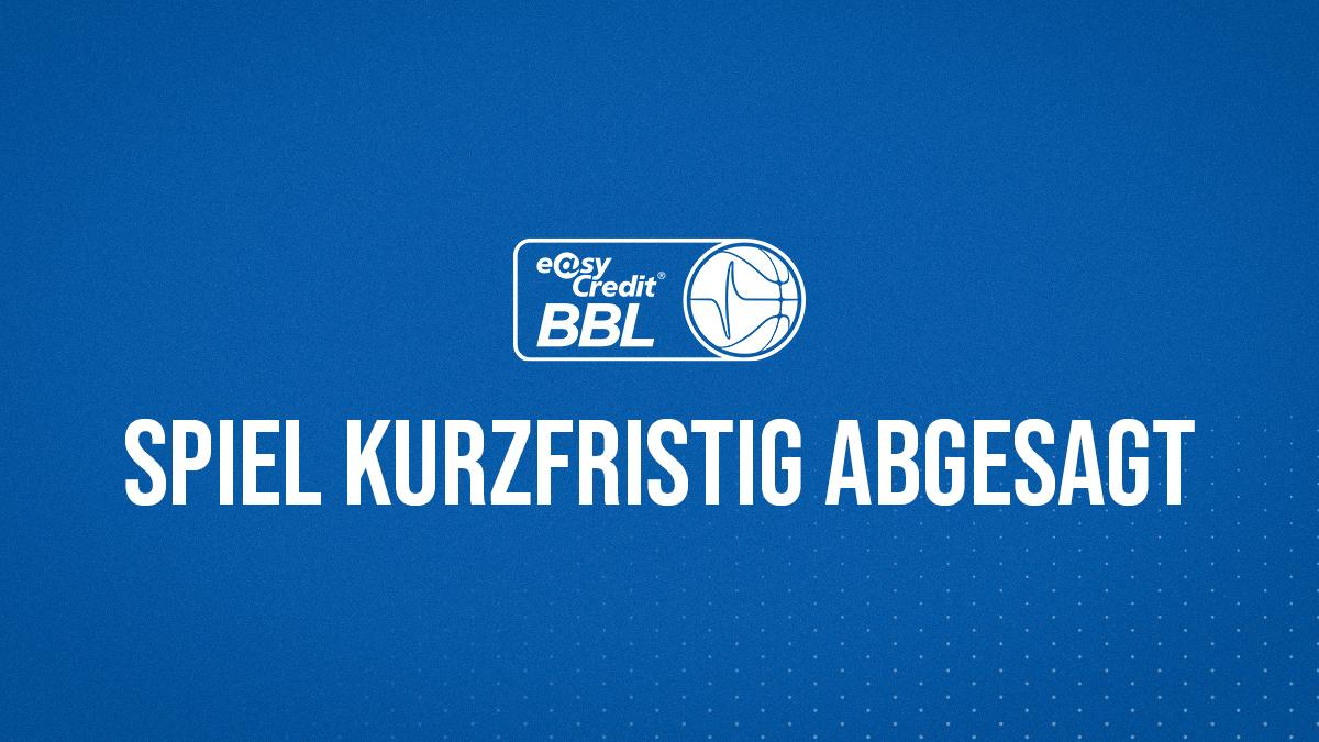 Das für den heutigen Dienstag geplante Spiel zwischen den Basketball Löwen Braunschweig und den Telekom Baskets Bonn wird durch die BBL GmbH kurzfristig abgesetzt.