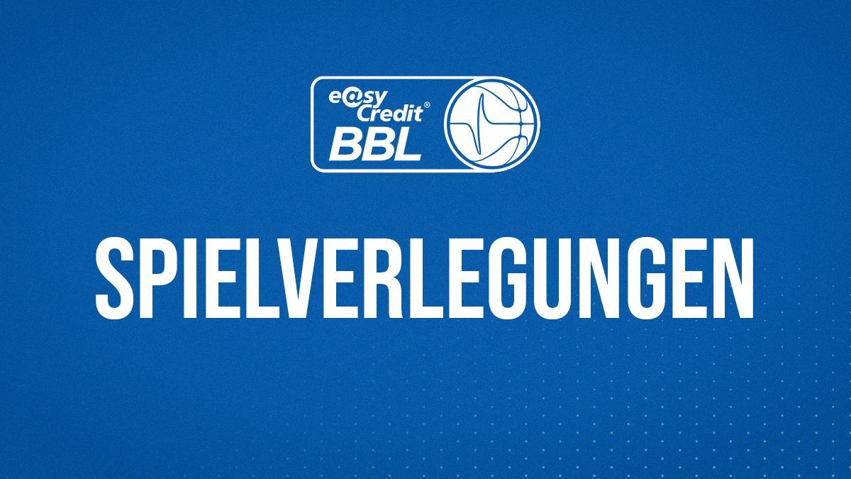 Der 4. Spieltag der easyCredit BBL wird teilweise verlegt.
 
Ursprünglich sollte der 4. Spieltag der easyCredit Basketball Bundesliga am 3.12. und 4.12.20 zusammen mit Spieltag 5 am 6.12.20 als vollständiger Doppelspieltag stattfinden. 
